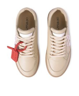 Off-white New Low Vulcanized Calf Leather In Nude