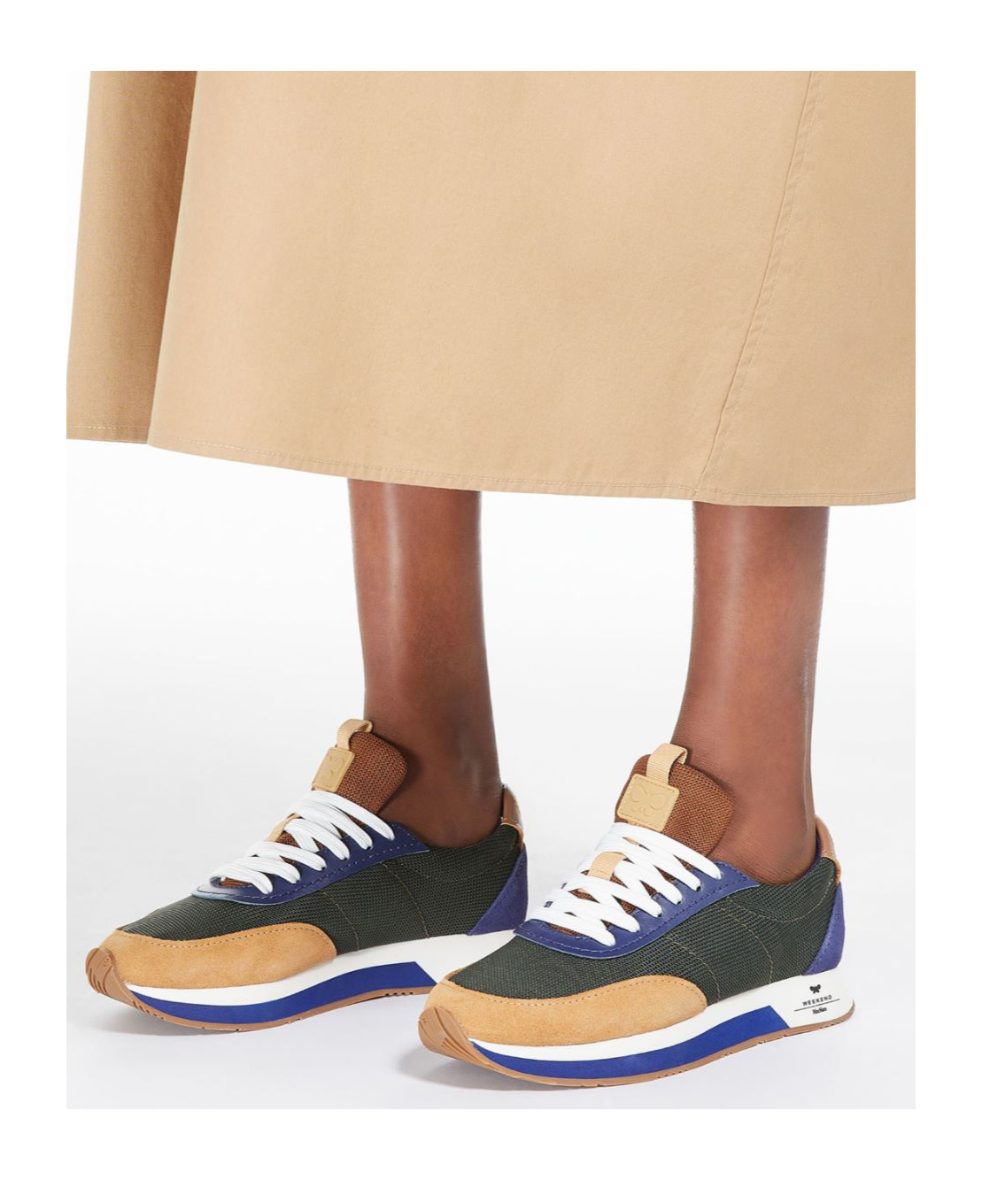 Weekend Max Mara Laced Sneakers In Multicolor