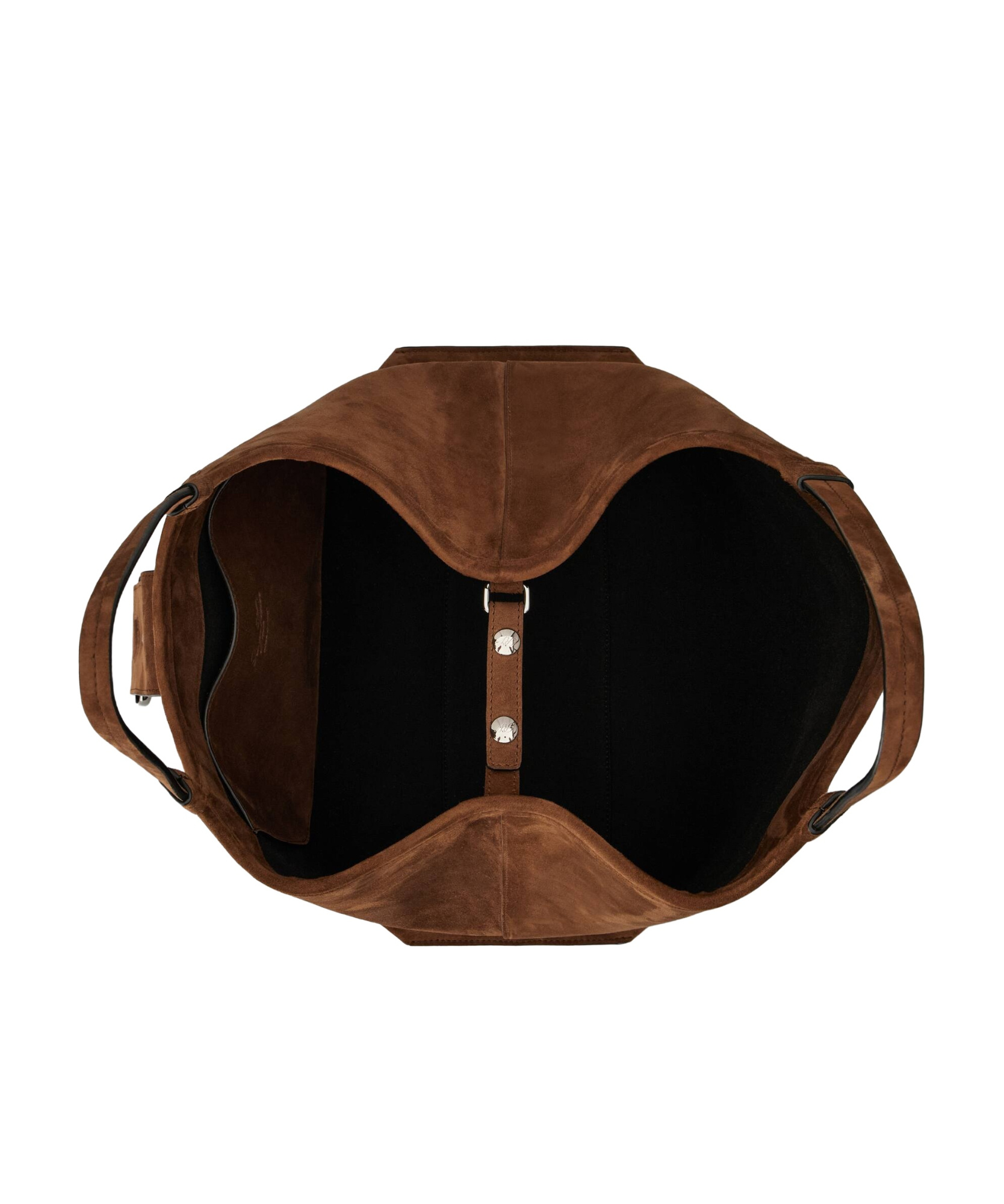Roger Vivier Viv' Choc Medium Shopping Bag In Suede