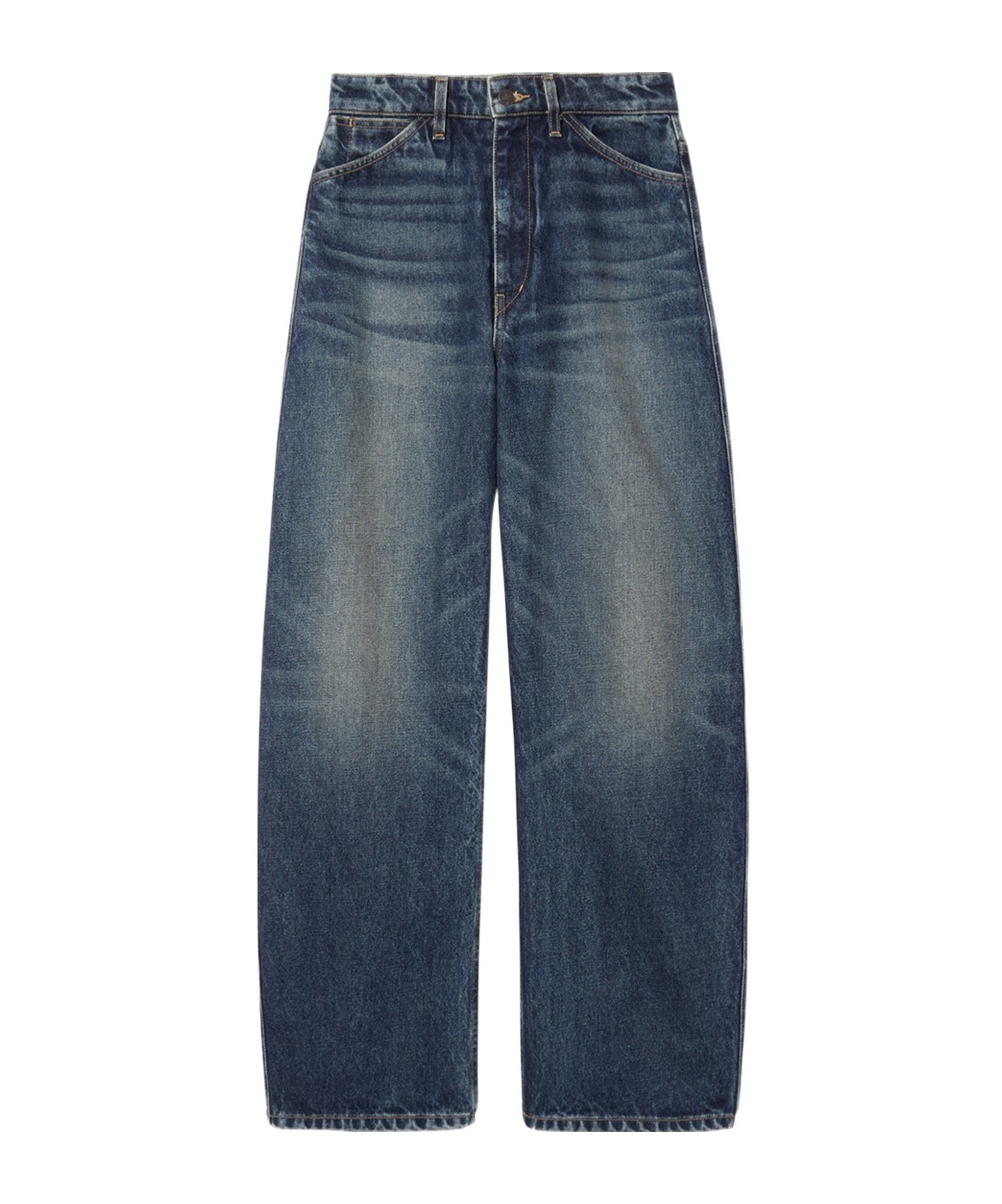 Nili Lotan Belt-loop Jeans In Blue