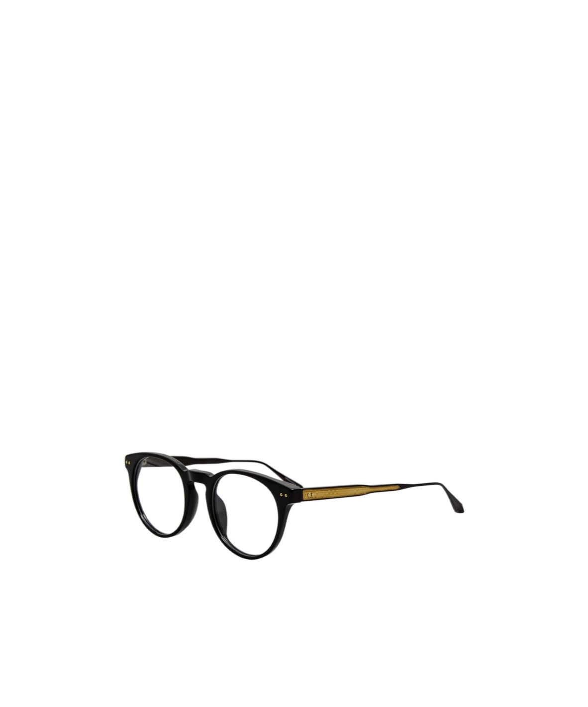 Linda Farrow Kaan Oval Optical Frame In Black In Black