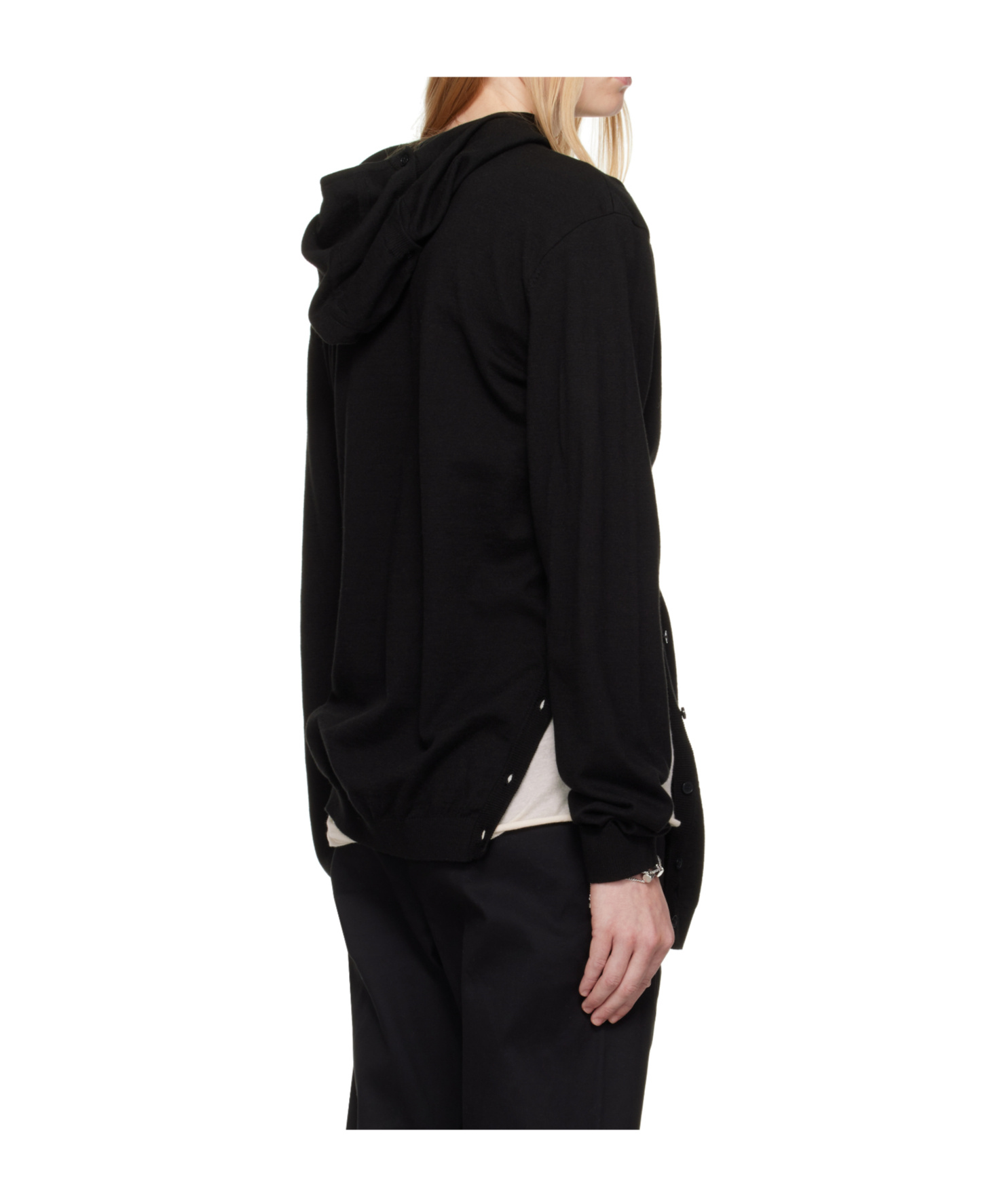 Post Archive Faction (paf) Center Knit Hooded Sweater