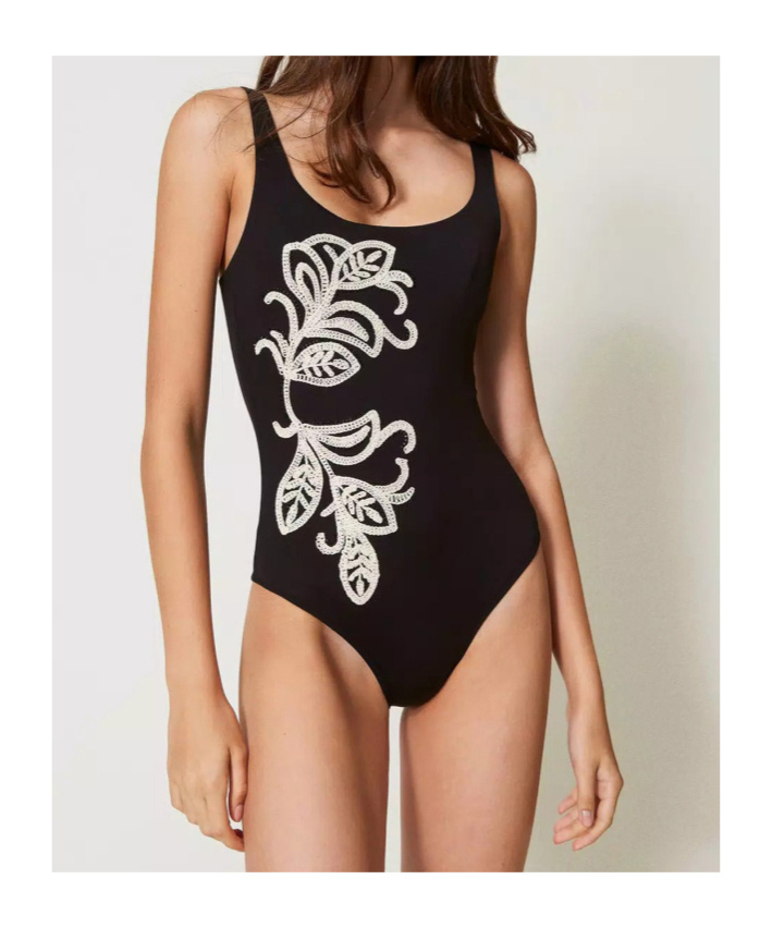 Twinset Embroidered Swimsuit