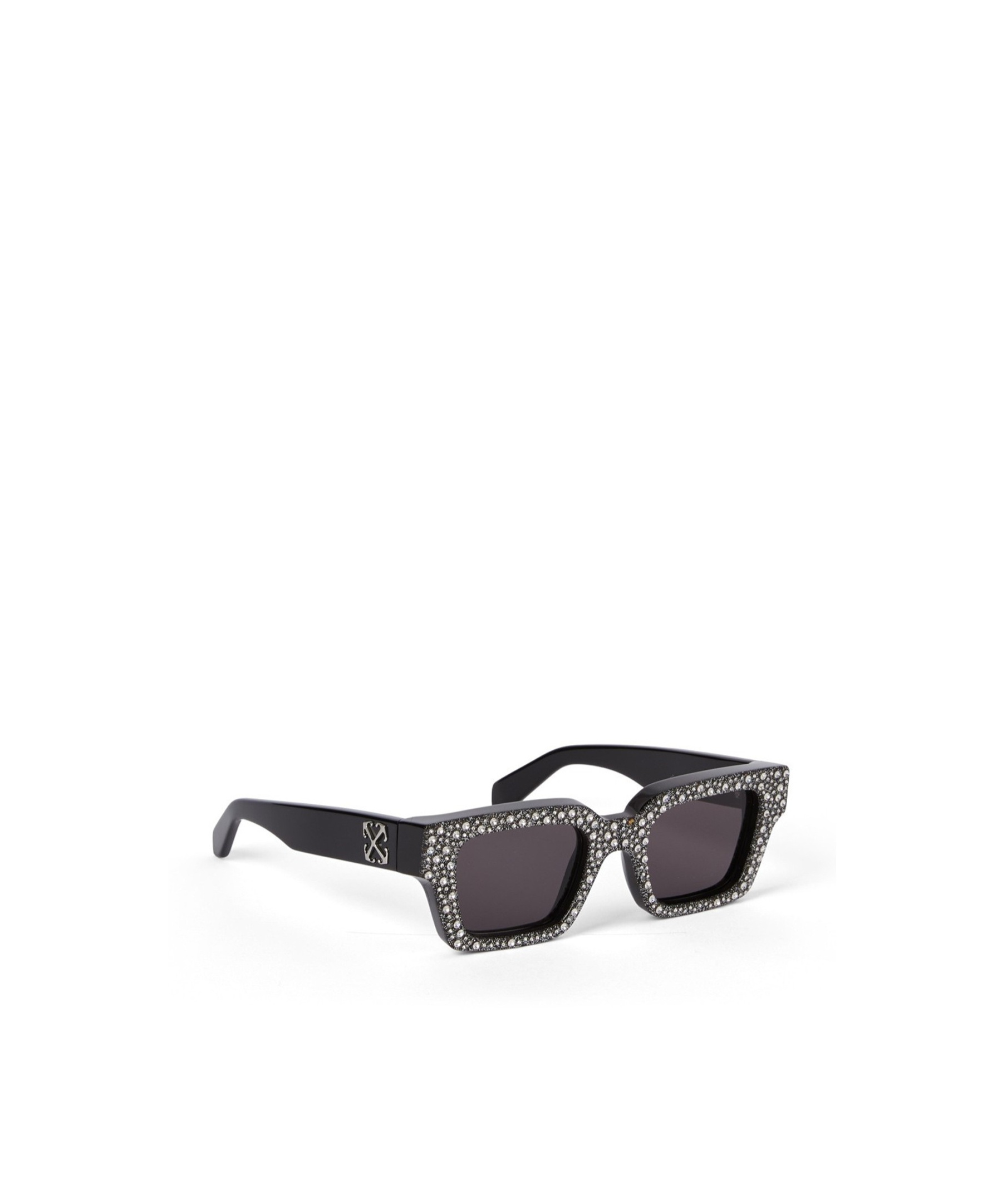 Off-white Full Frame Sunglasses In Black