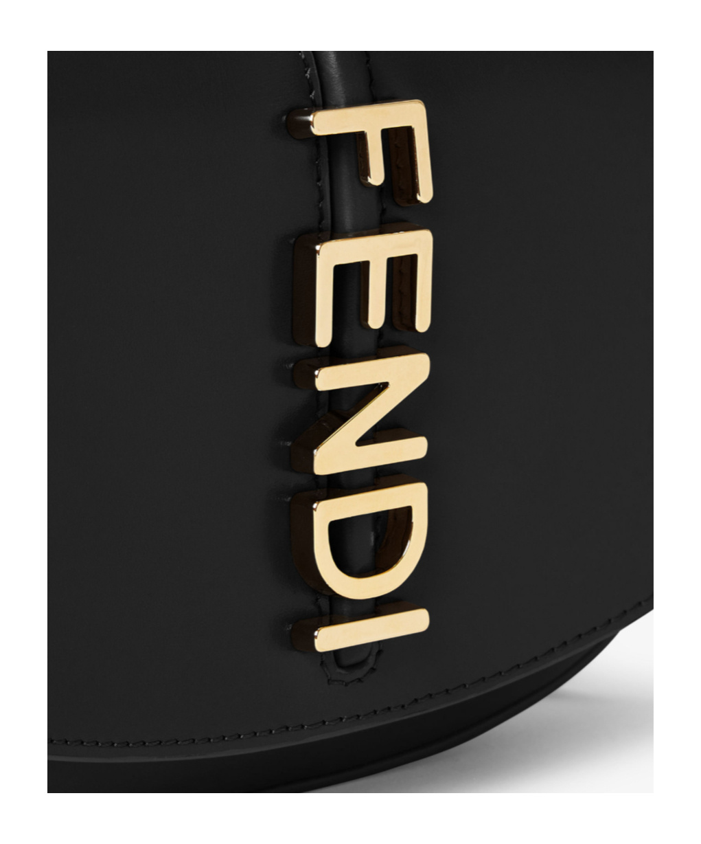 Fendi Graphy Wallet On Chain In Black