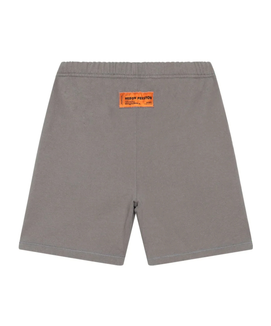Heron Preston Logo Printed Shorts In Gray