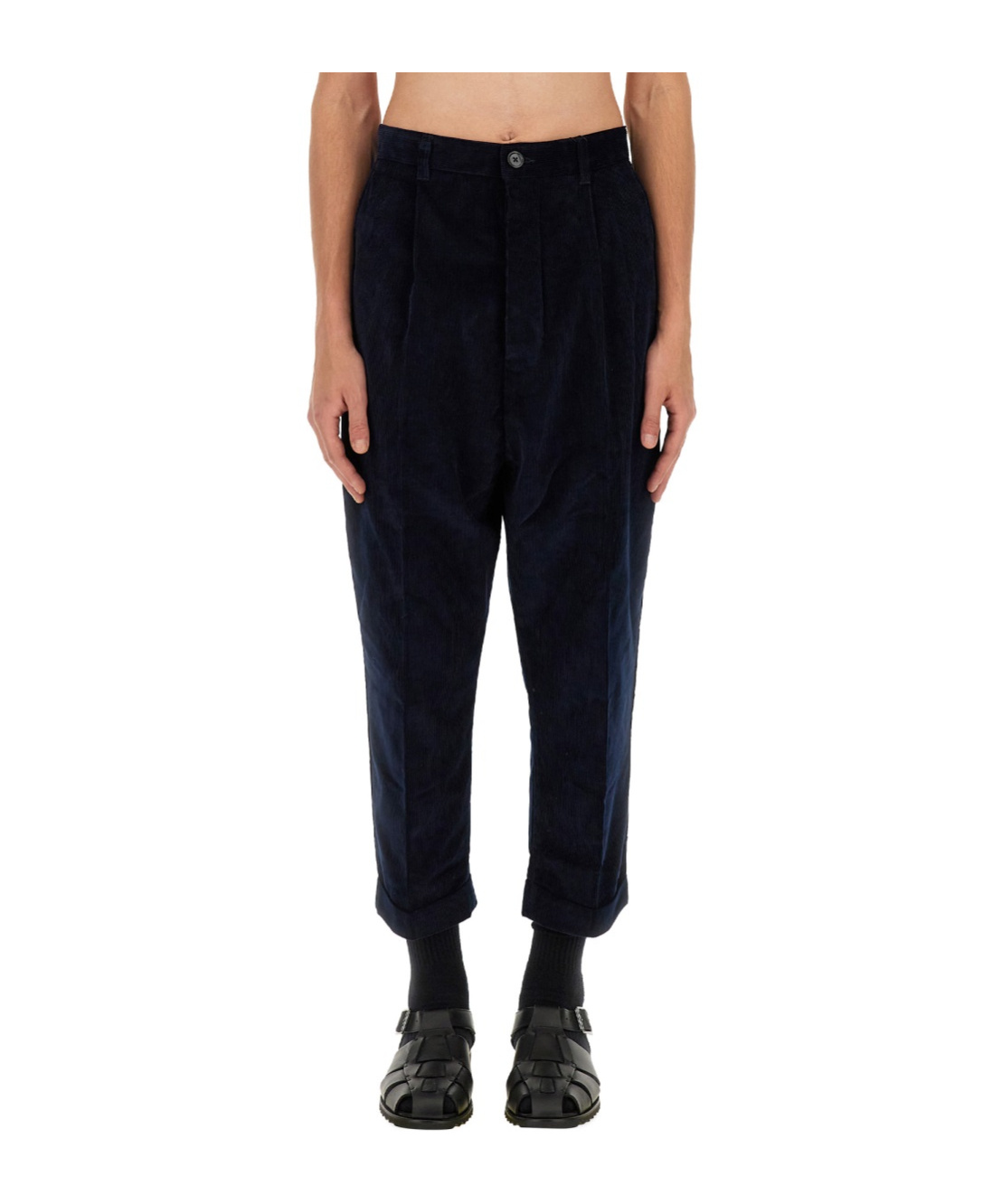 AMI ALEXANDRE MATTIUSSI AMI PARIS CARROT CROPPED PANTS