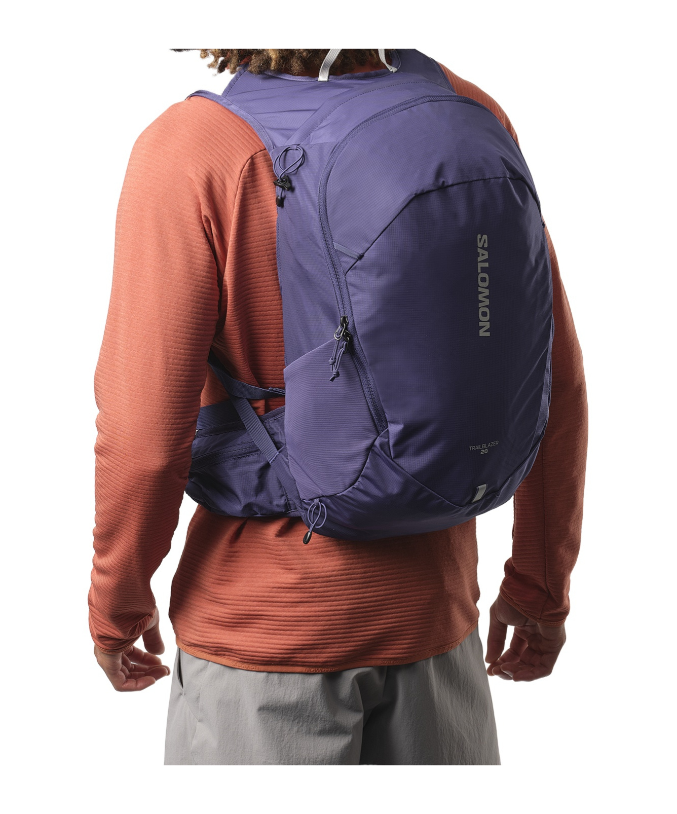 Salomon Zippered Backpack In Blue