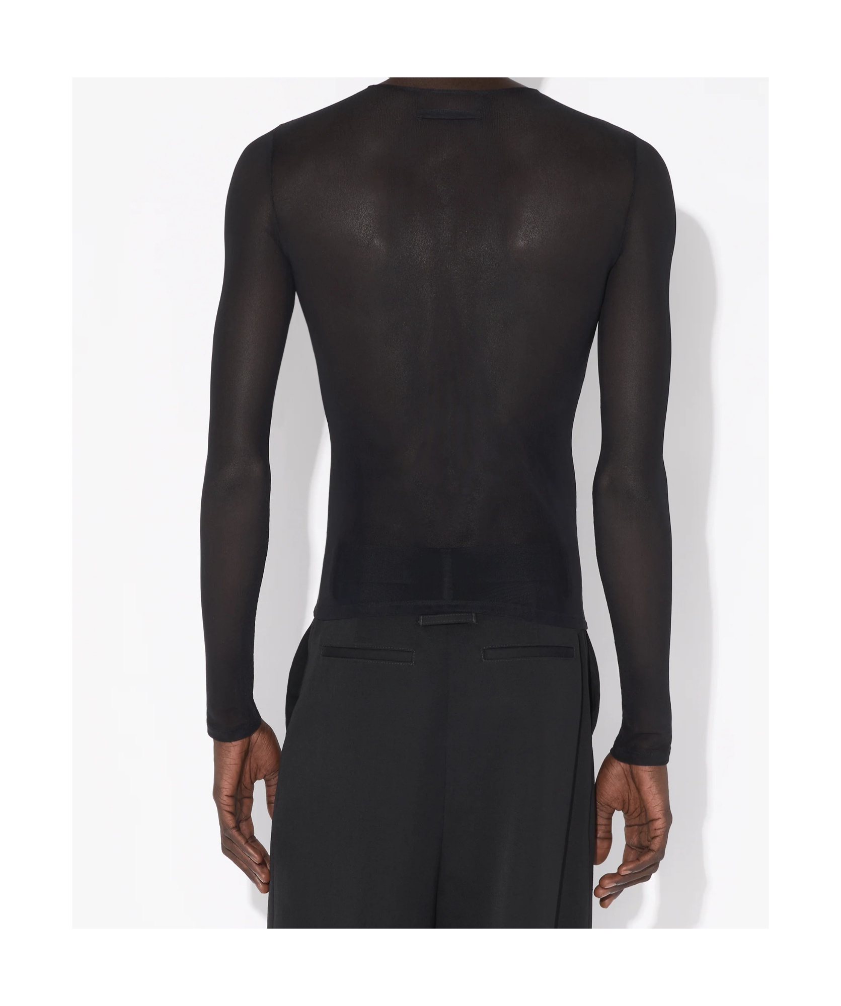 Shop Jean Paul Gaultier Flocked-logo T-shirt In Black