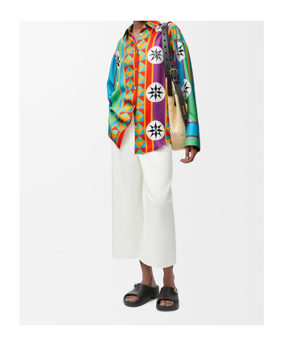 Loewe Shirt In Silk In Multi