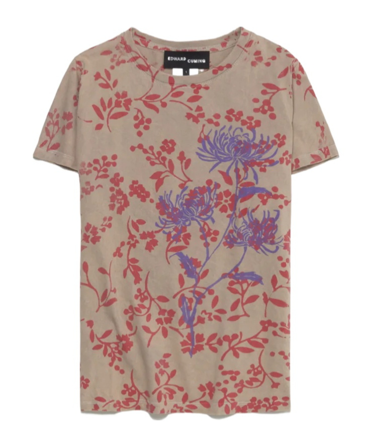 Edward Cuming I Fell In The Garden T-shirt In Brown