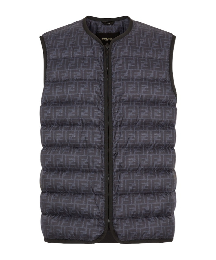 Fendi Long-sleeved Casual Jacket In Black