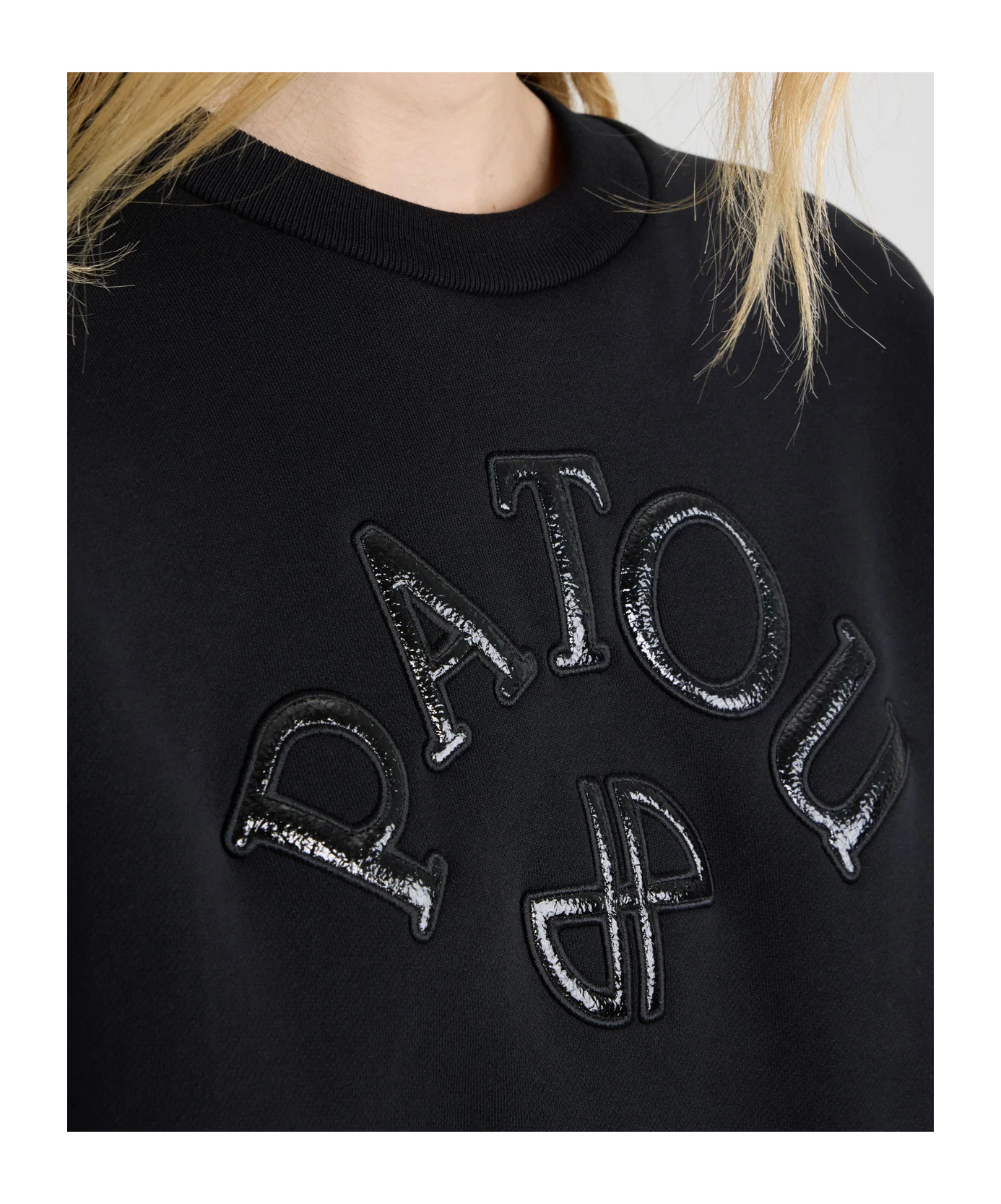 Patou Sweatshirt With Logo And Jp Monogram In Black
