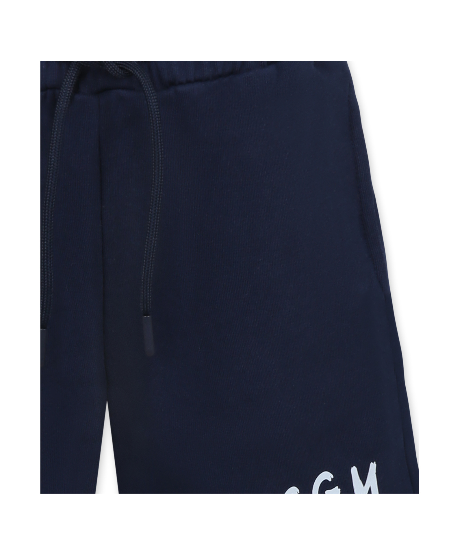 MSGM LOGO-PRINT COTTON SHORTS