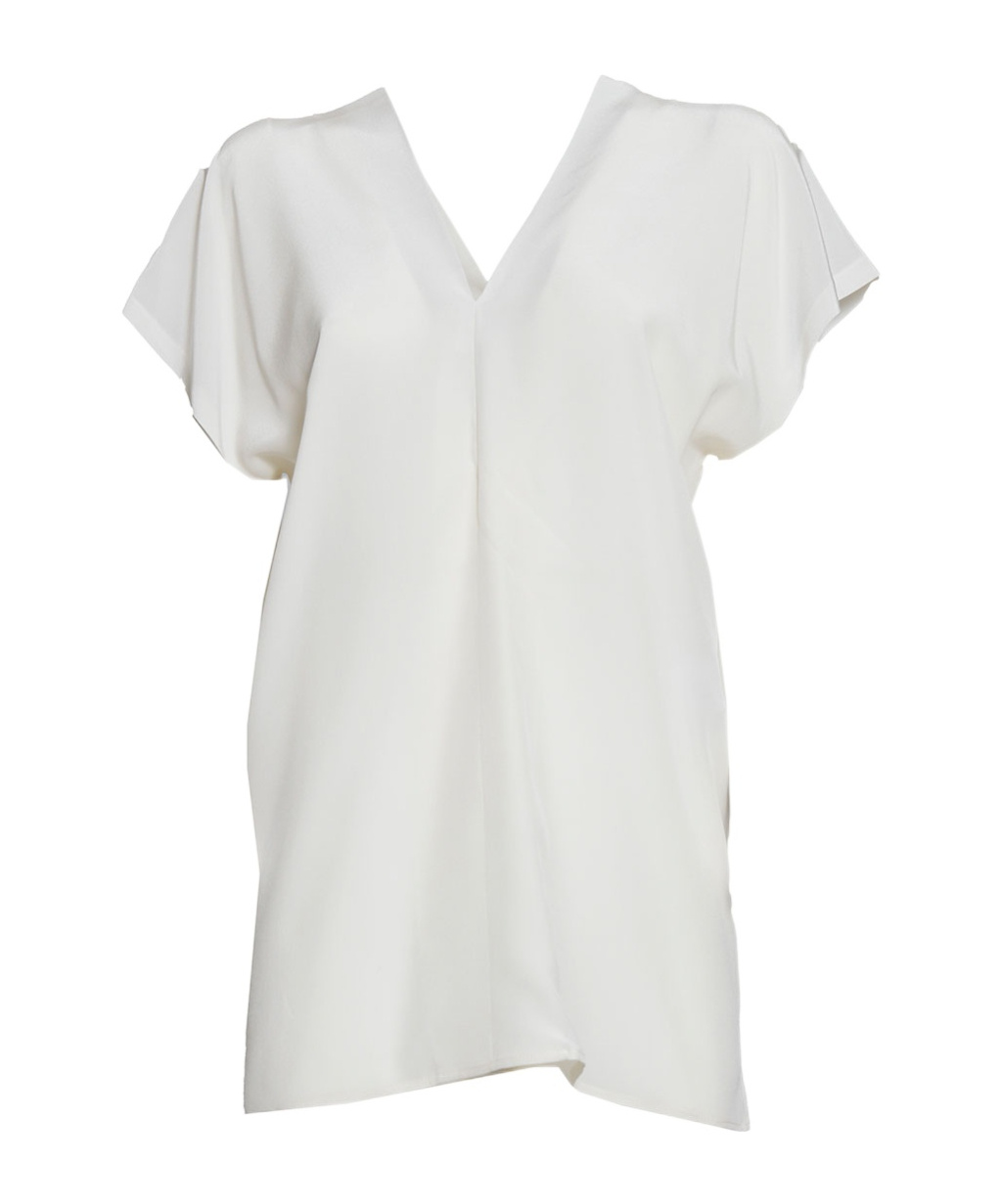 Aspesi V-neck Top In White