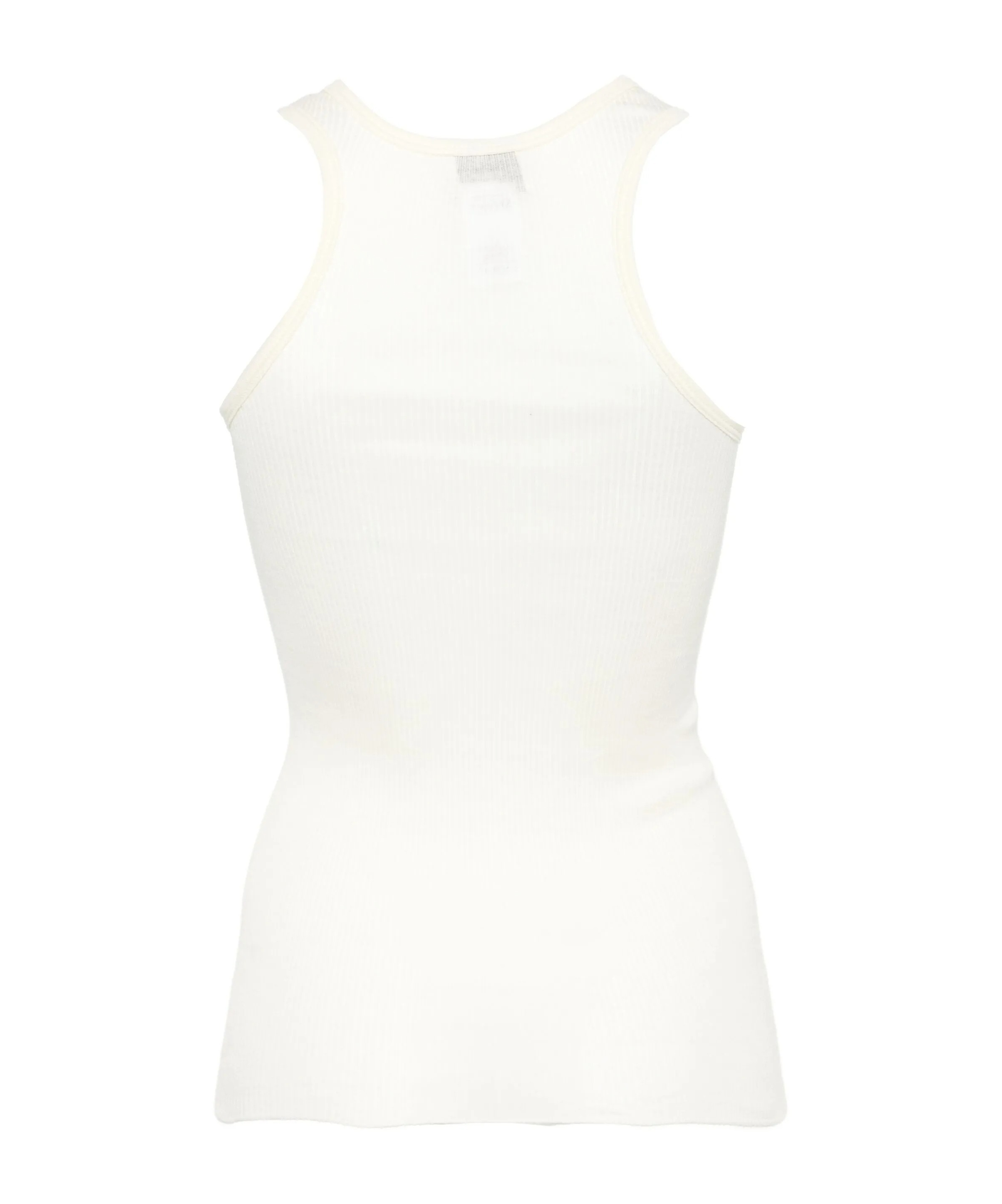 Isabel Marant Louisa Ribbed Tank Top In White