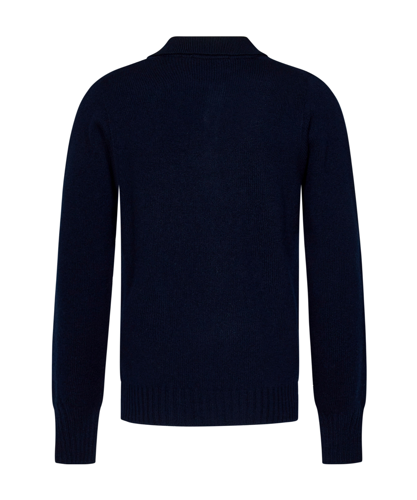 Drumohr Virgin Wool Knitted Polo Shirt In Black