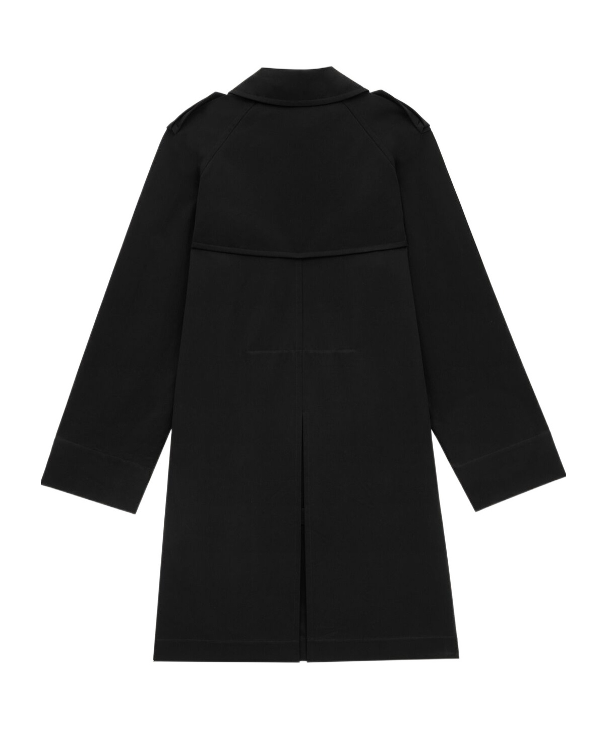 Saint Laurent Long-sleeved Windbreaker In Black