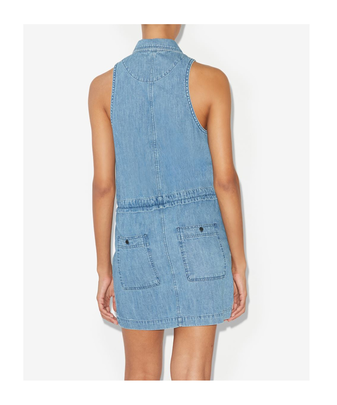 Isabel Marant Étoile Sleeveless Denim Dress In Blue