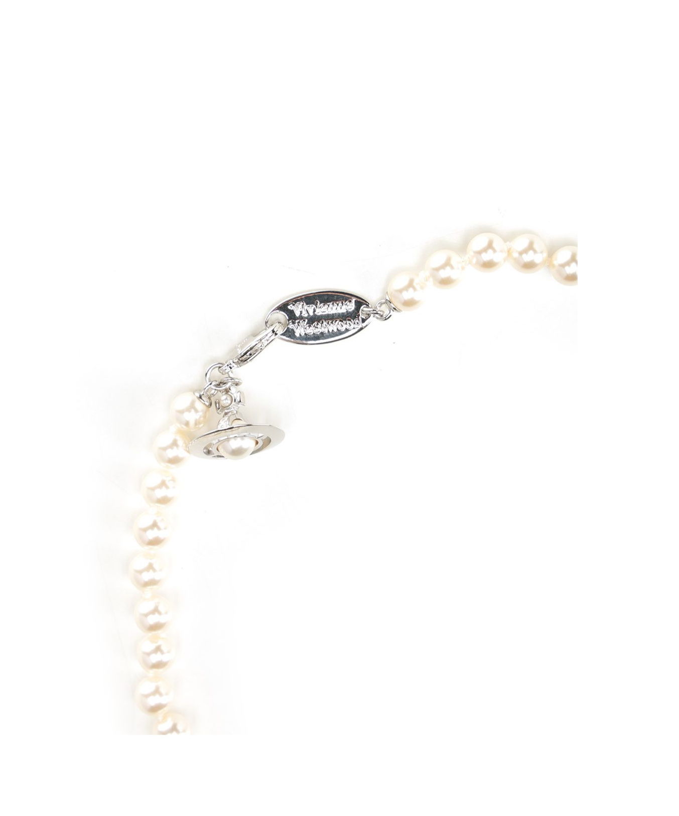 Vivienne Westwood Simonetta Pearl Necklace Jewelry Silver