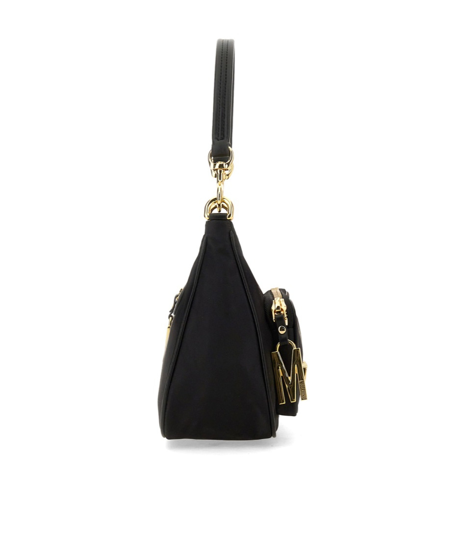 MOSCHINO ZIPPERED SHOULDER BAG 