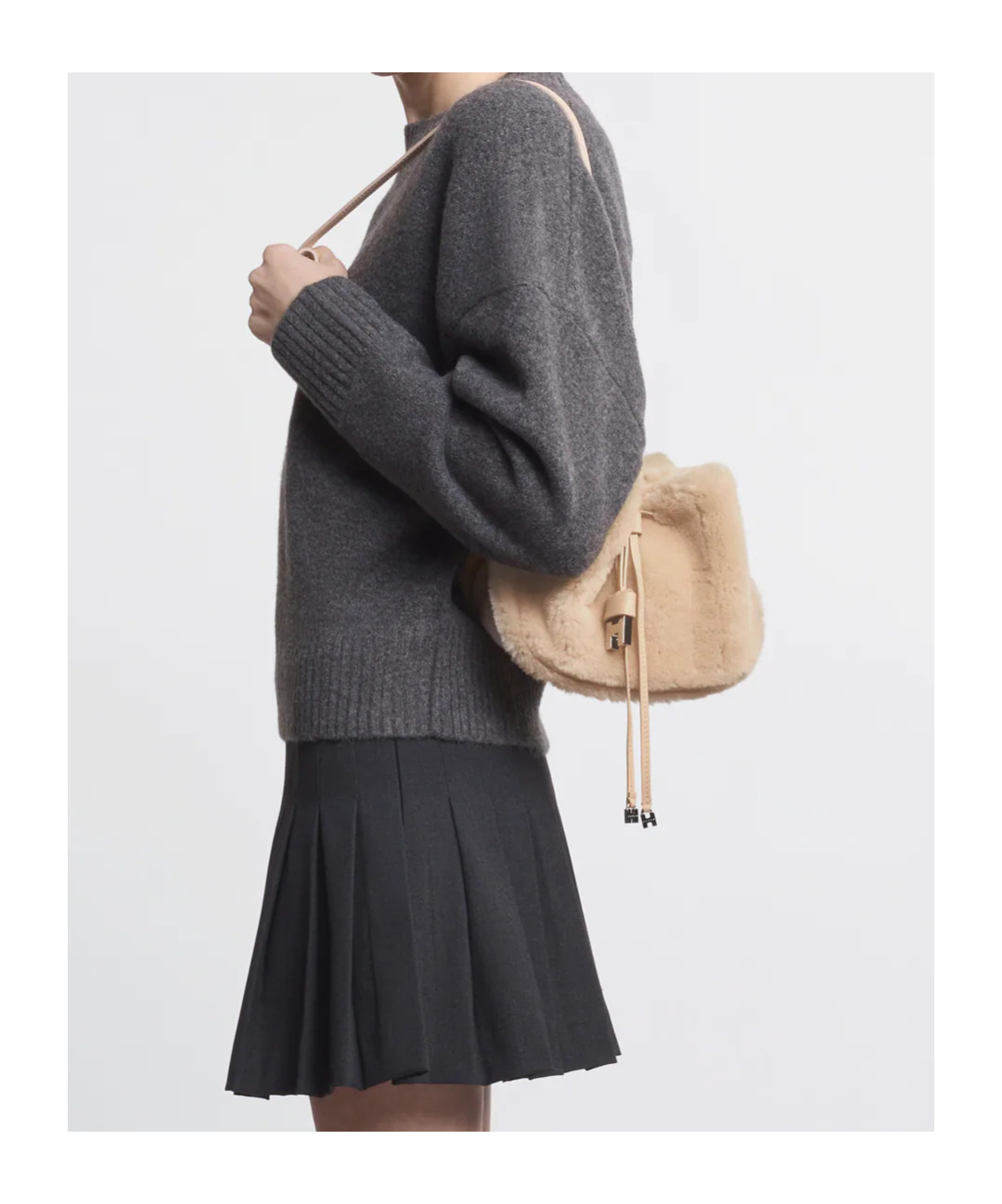 Hogan Hocket Bucket Bag In White