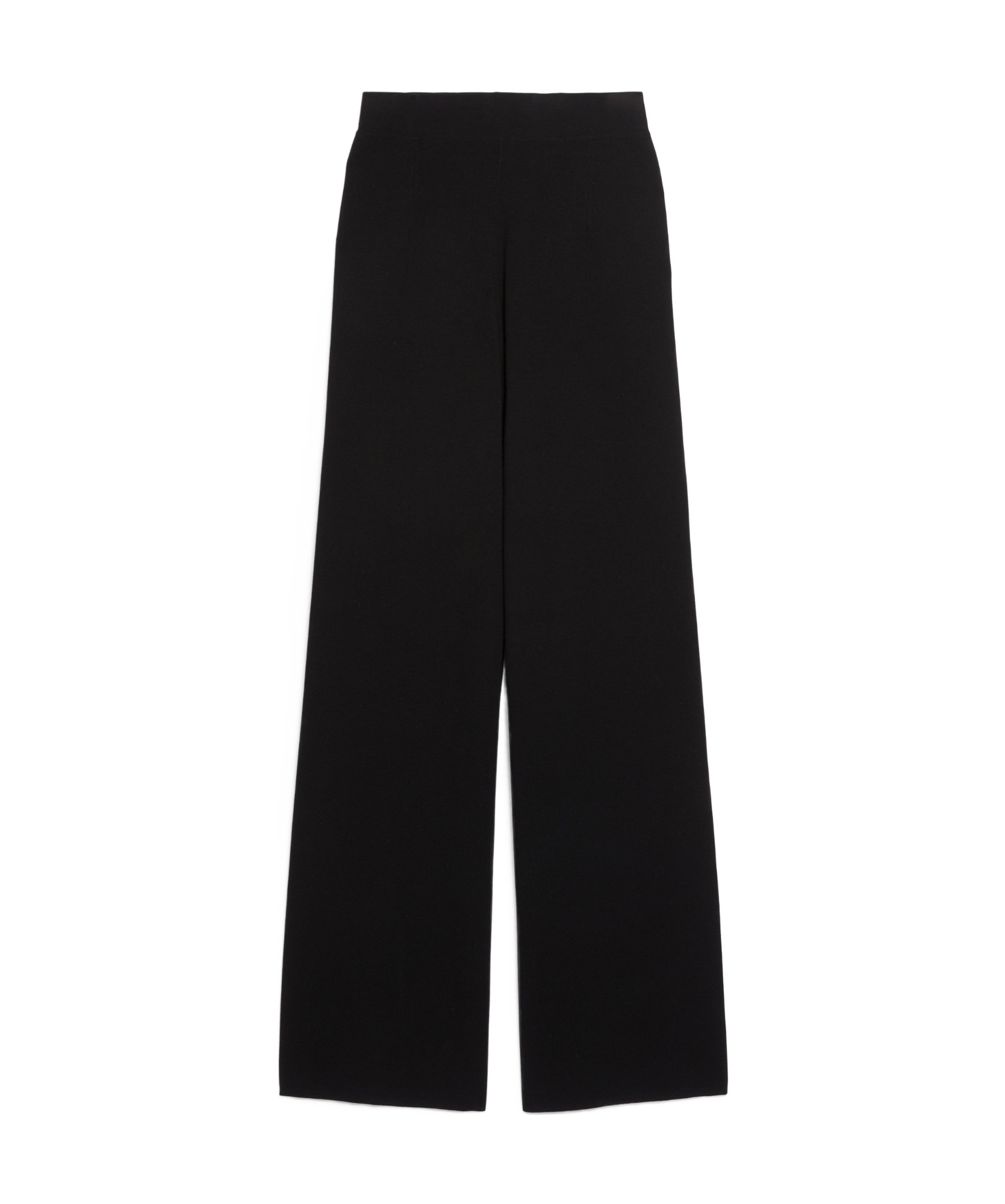 Max Mara High-rise Cady Wide-leg Pants In Black