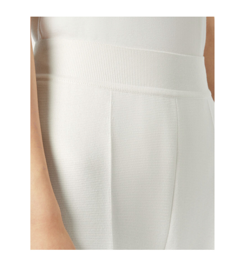 Loro Piana Straight Casual Pants In White