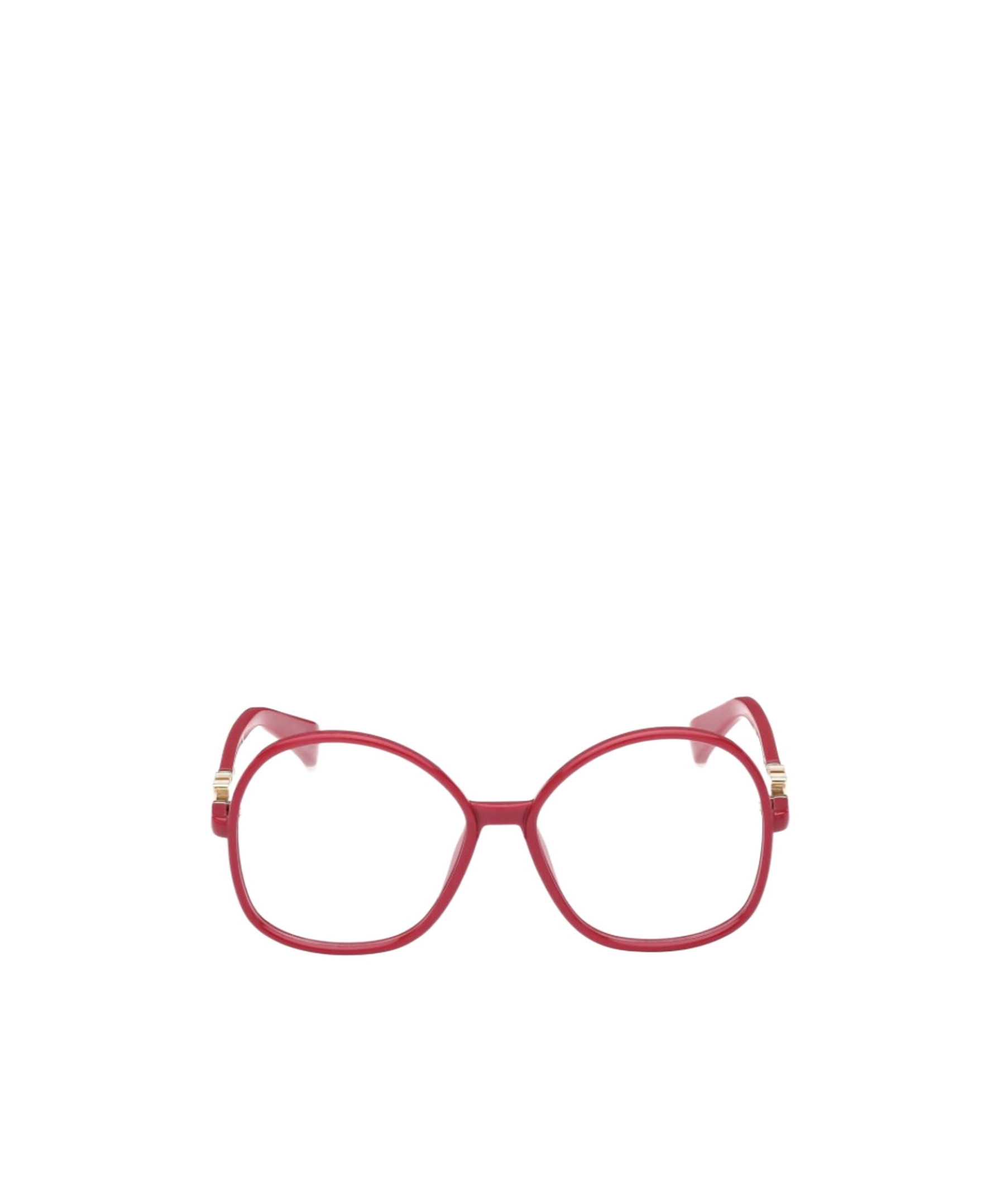 Max Mara Logo Flat Mirror In Red