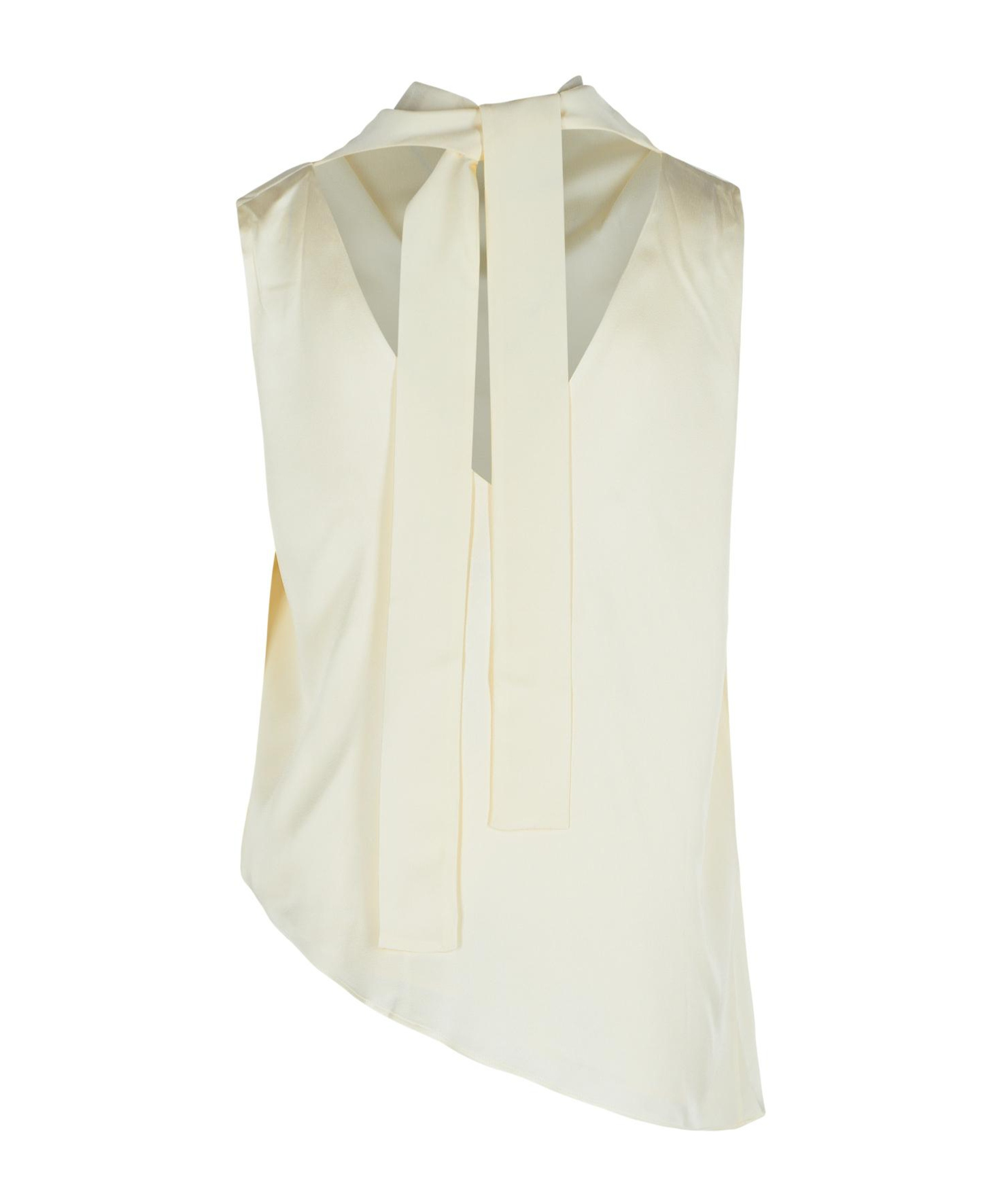 Rohe Róhe Cream Viscose Blend Tank Top In White