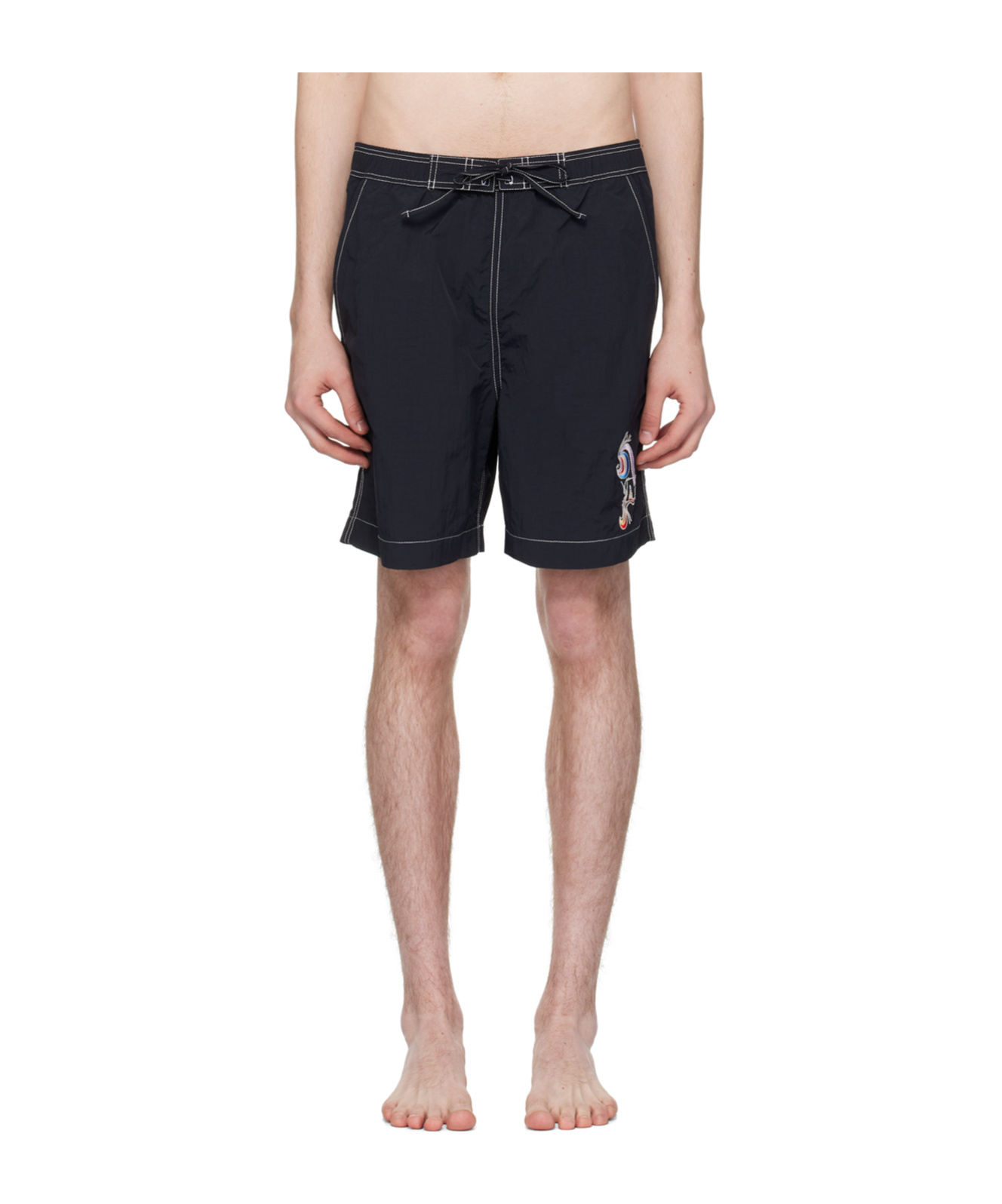 Isabel Marant Hydra Swimming Trunks In Black