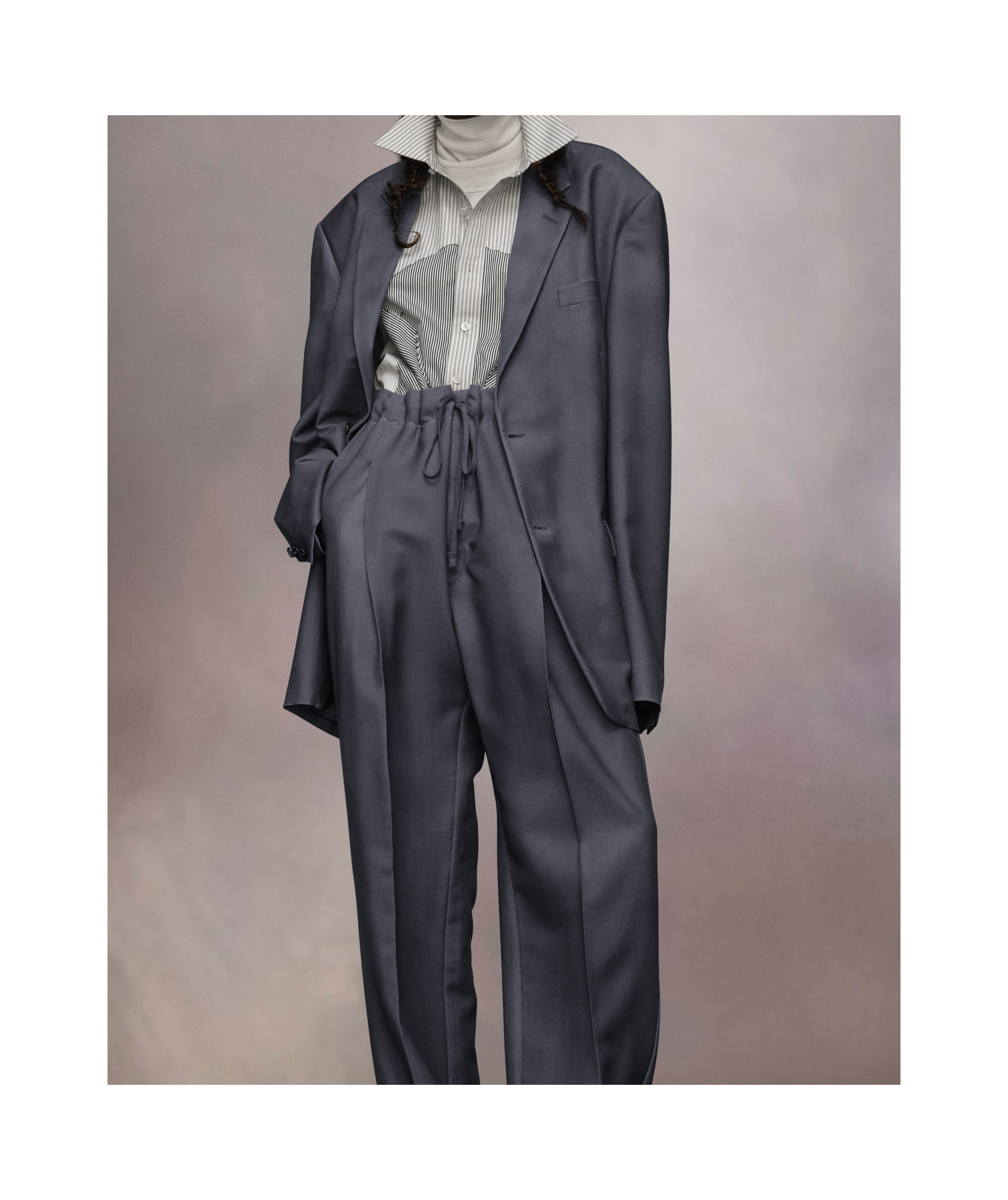 Maison Margiela Four-stitch Single-breasted Blazer In Black