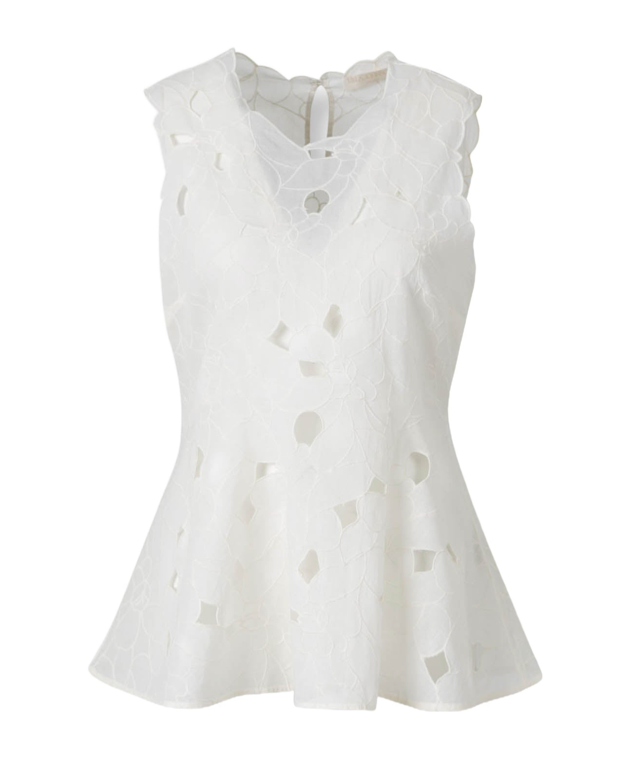 Ulla Johnson Ali Cutout Embroidered Cotton-voile Top In Multi