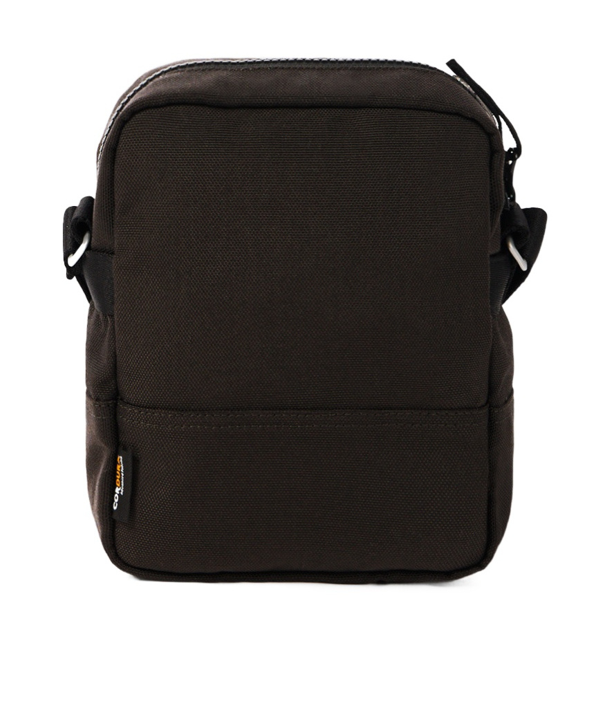 Stone Island Pouch Bag With Zip Compartments And Adjustable Strap In Gray