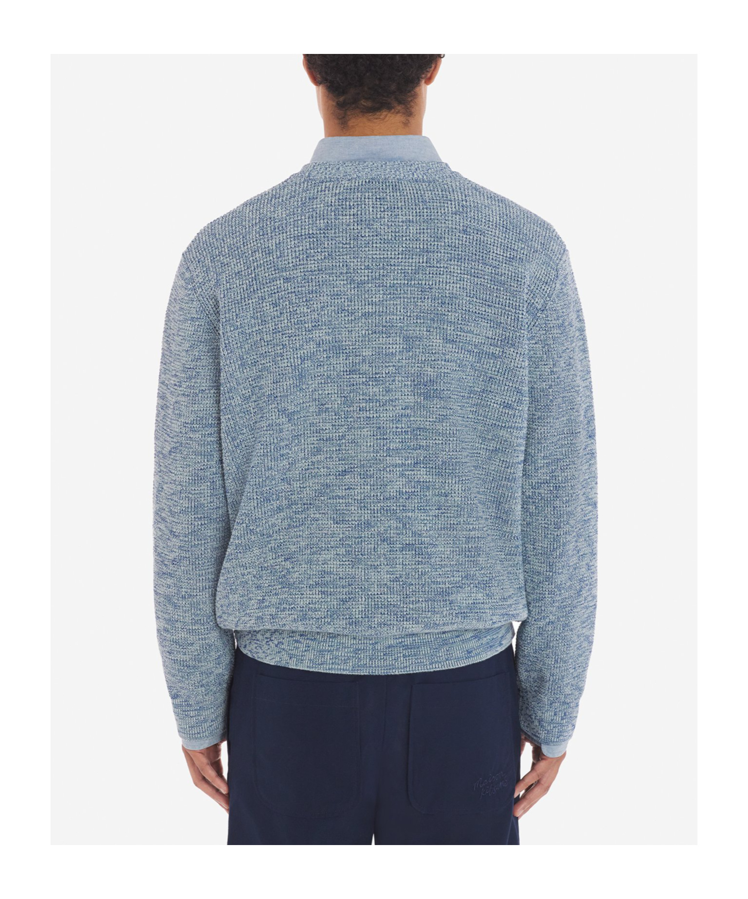 Maison Kitsuné Jersey With Logo In Gray