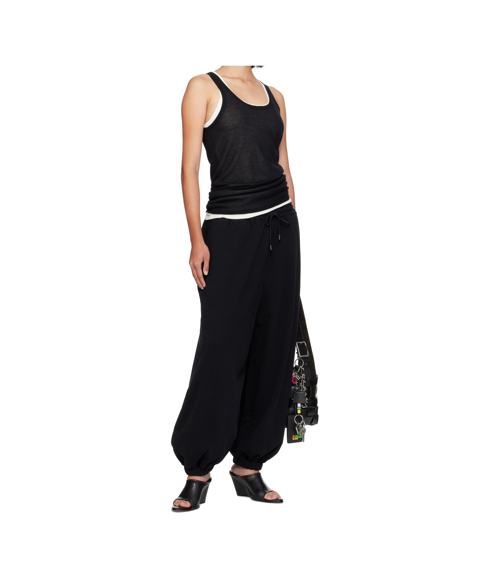 Lu'u Dan Baggy Bontan Sweatpants In Black
