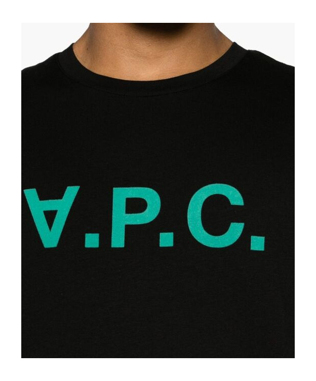 Apc Logo-appliqué Cotton T-shirt In Black