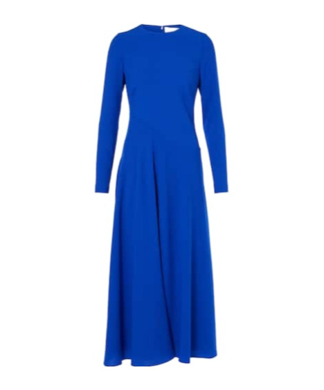 Roksanda Deilin Midi Dress In Blue