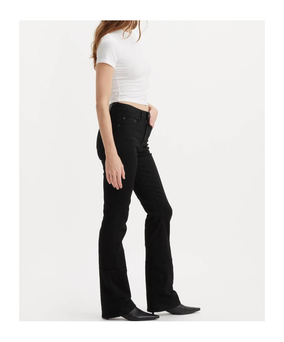 Levi's High-rise Flared Jeans In Black