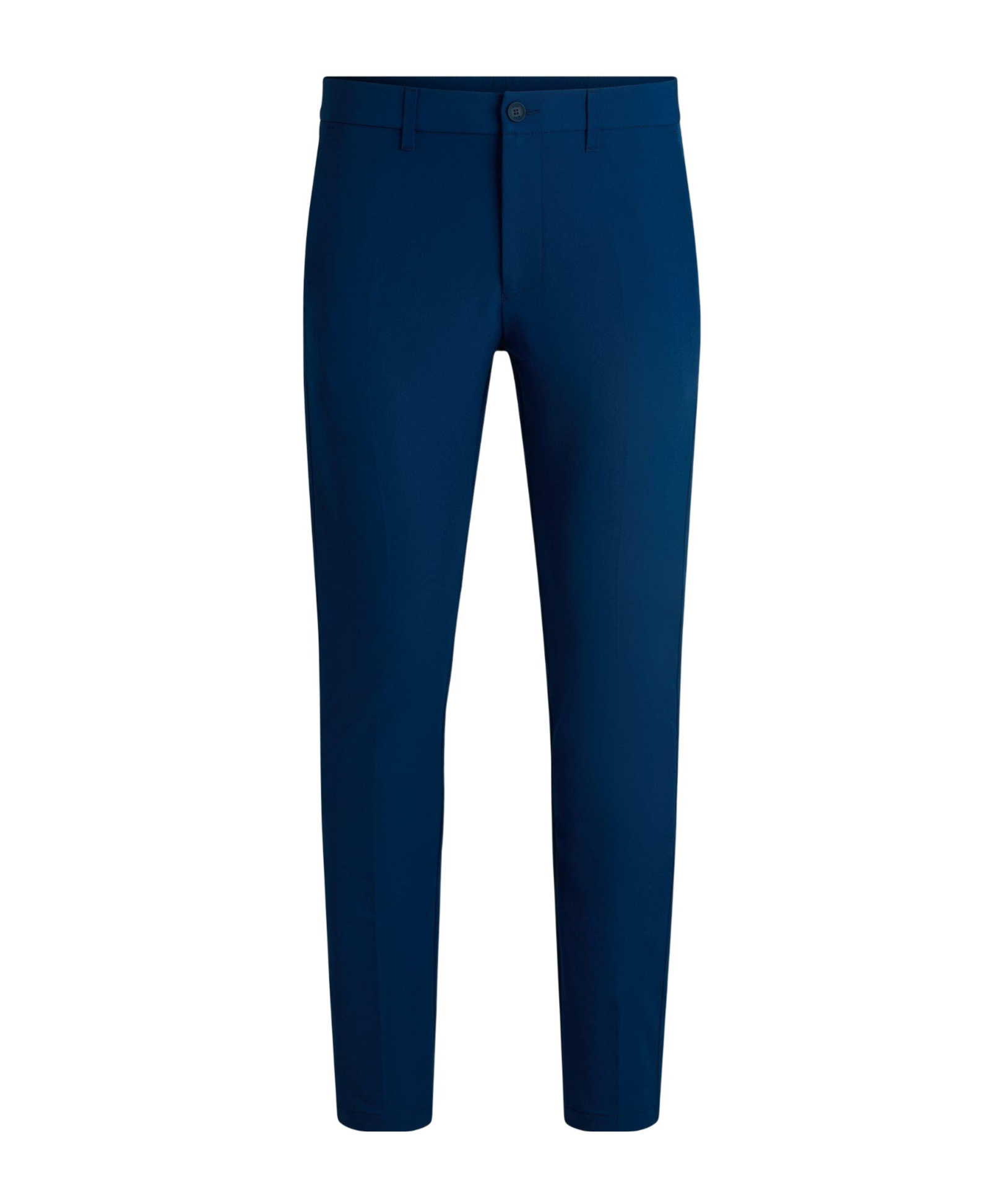 Hugo Boss Slimfit Cropped Trousers In Blue