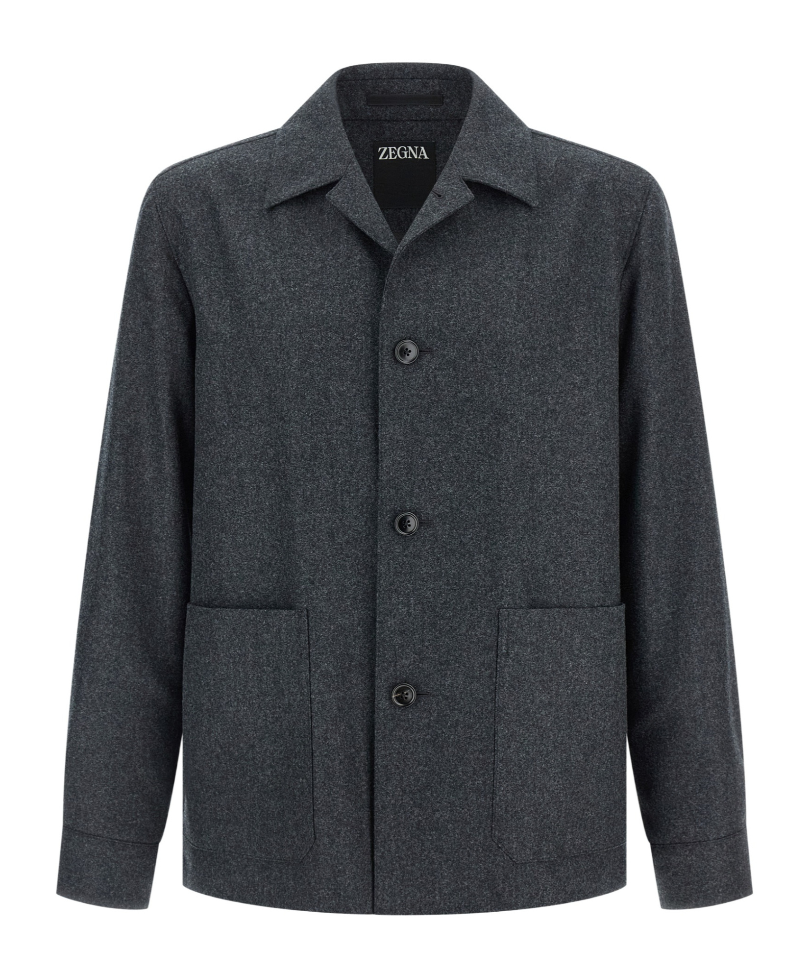 Zegna Alpe Button Jacket In Gray