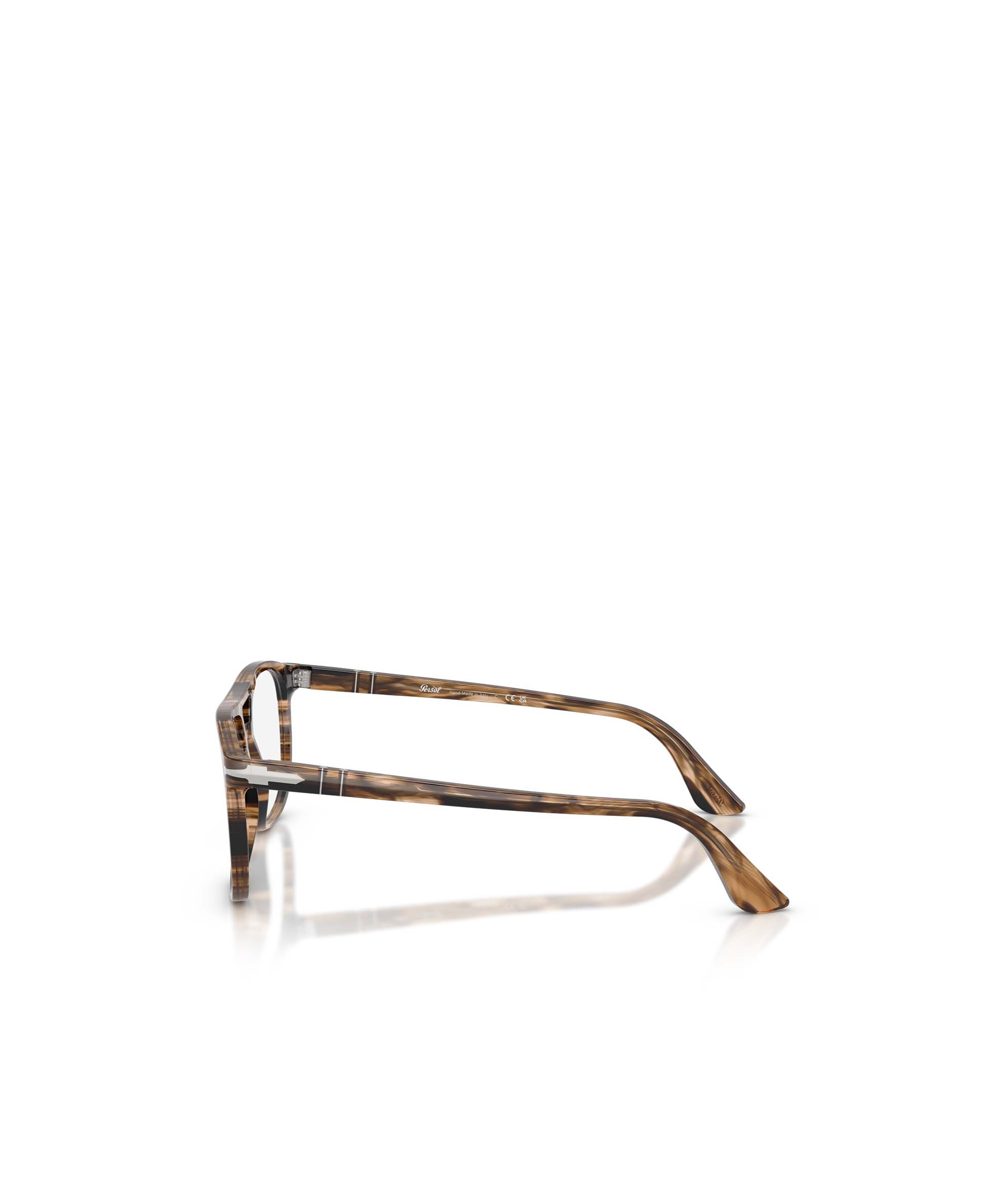 Persol Geometric Flat Mirror In Brown