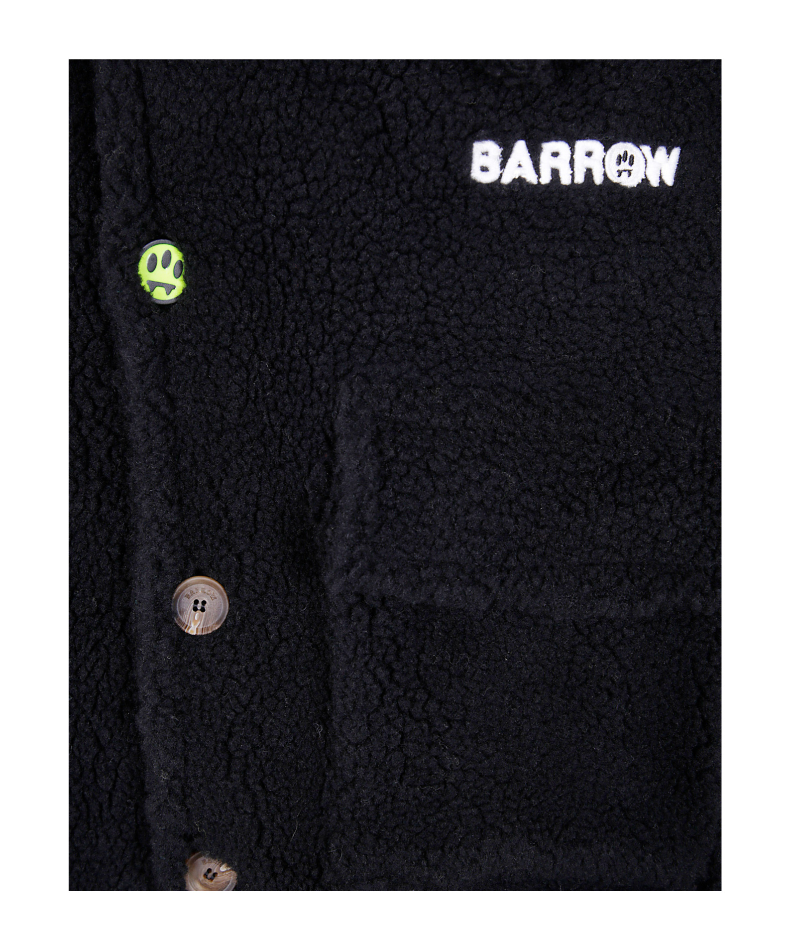 Barrow Artificial Fur Teddy Casual Jacket In Blue
