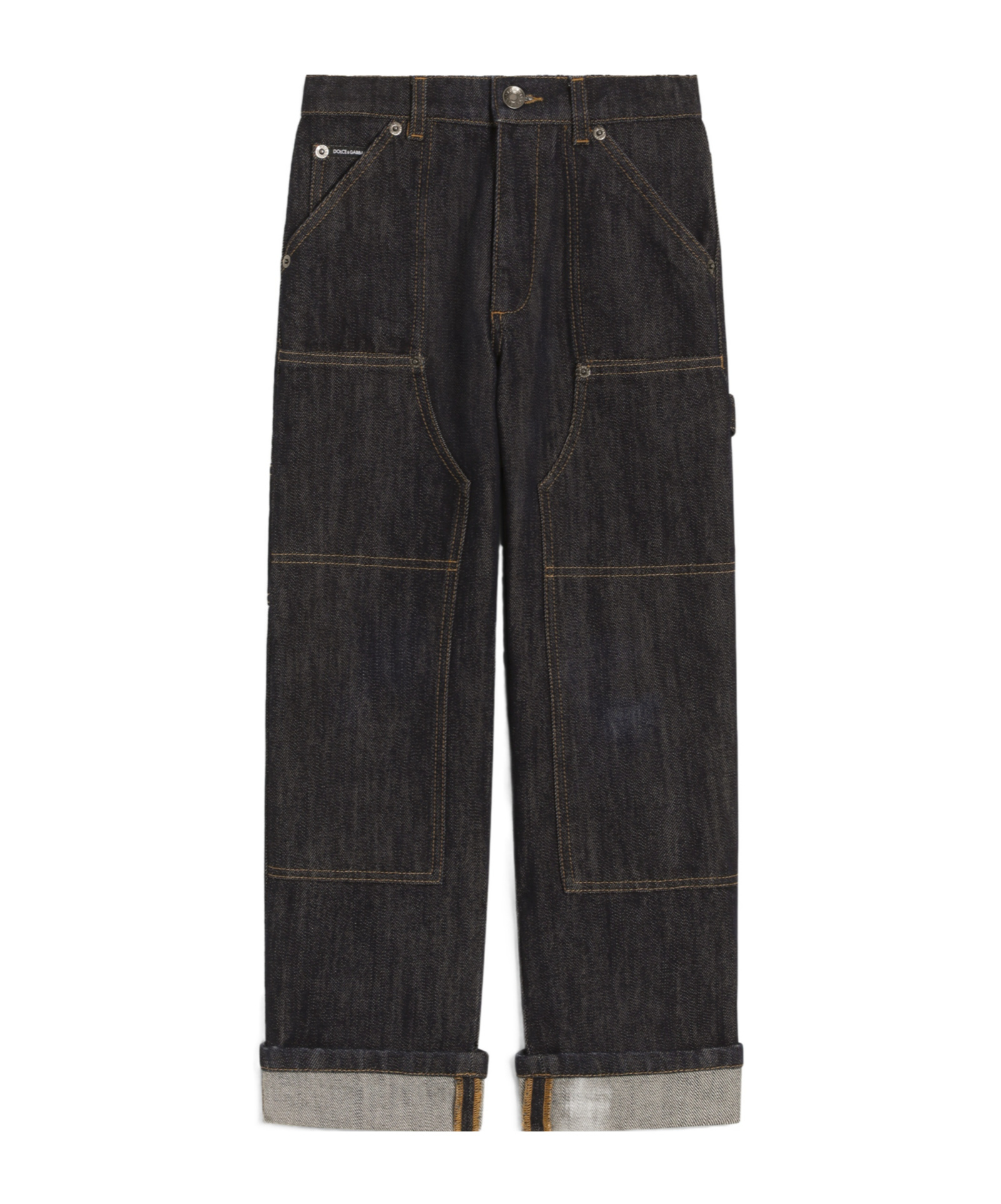 Dolce & Gabbana Straight-leg Jeans In Black