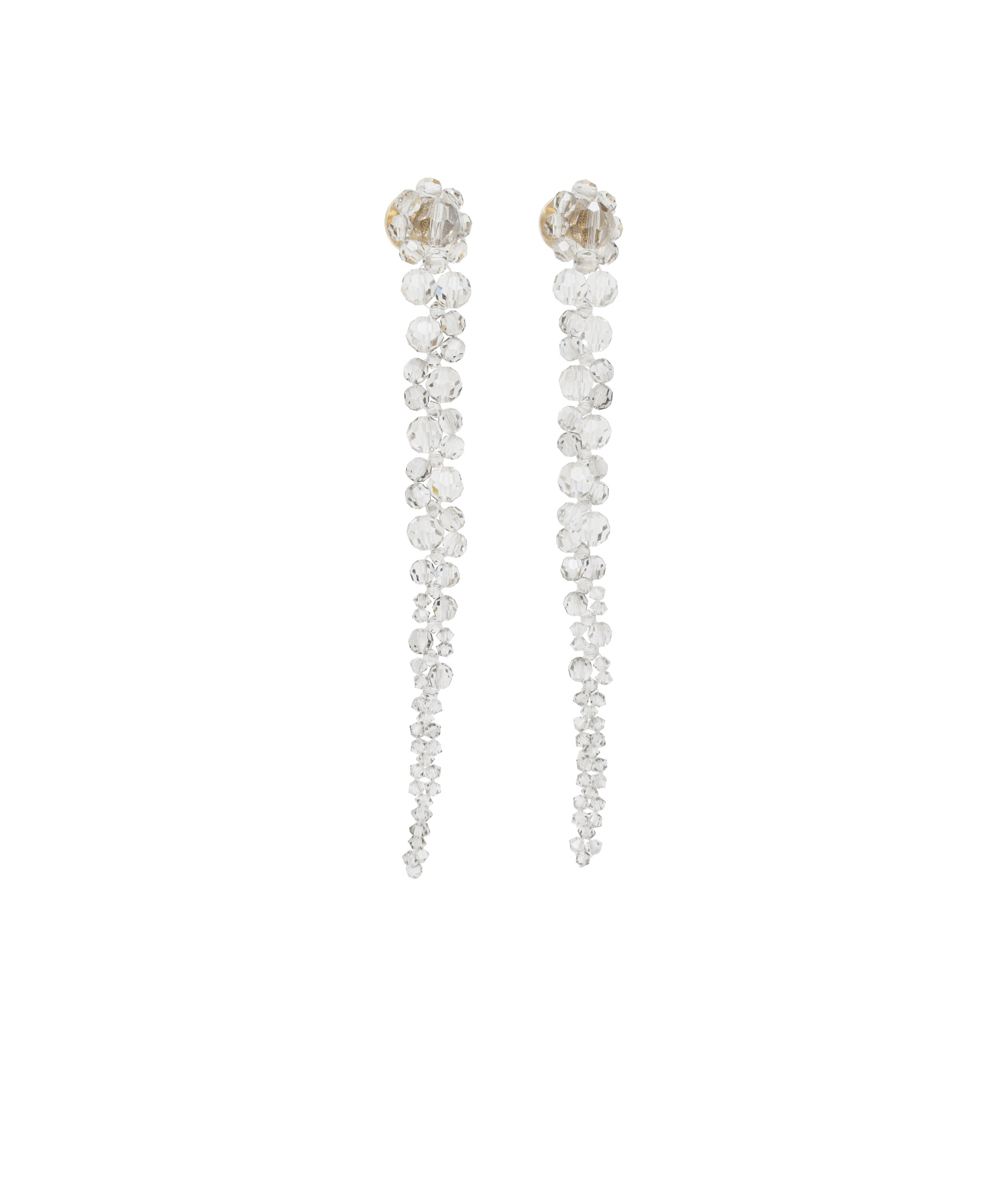 Simone Rocha Water Drop Earrings In White
