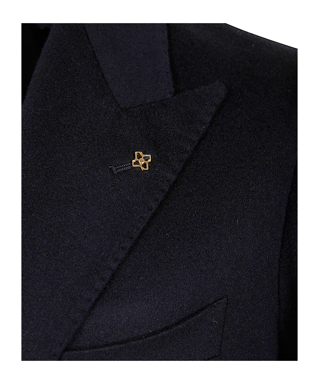 Shop Tagliatore Brooch-detail Blazer In Black