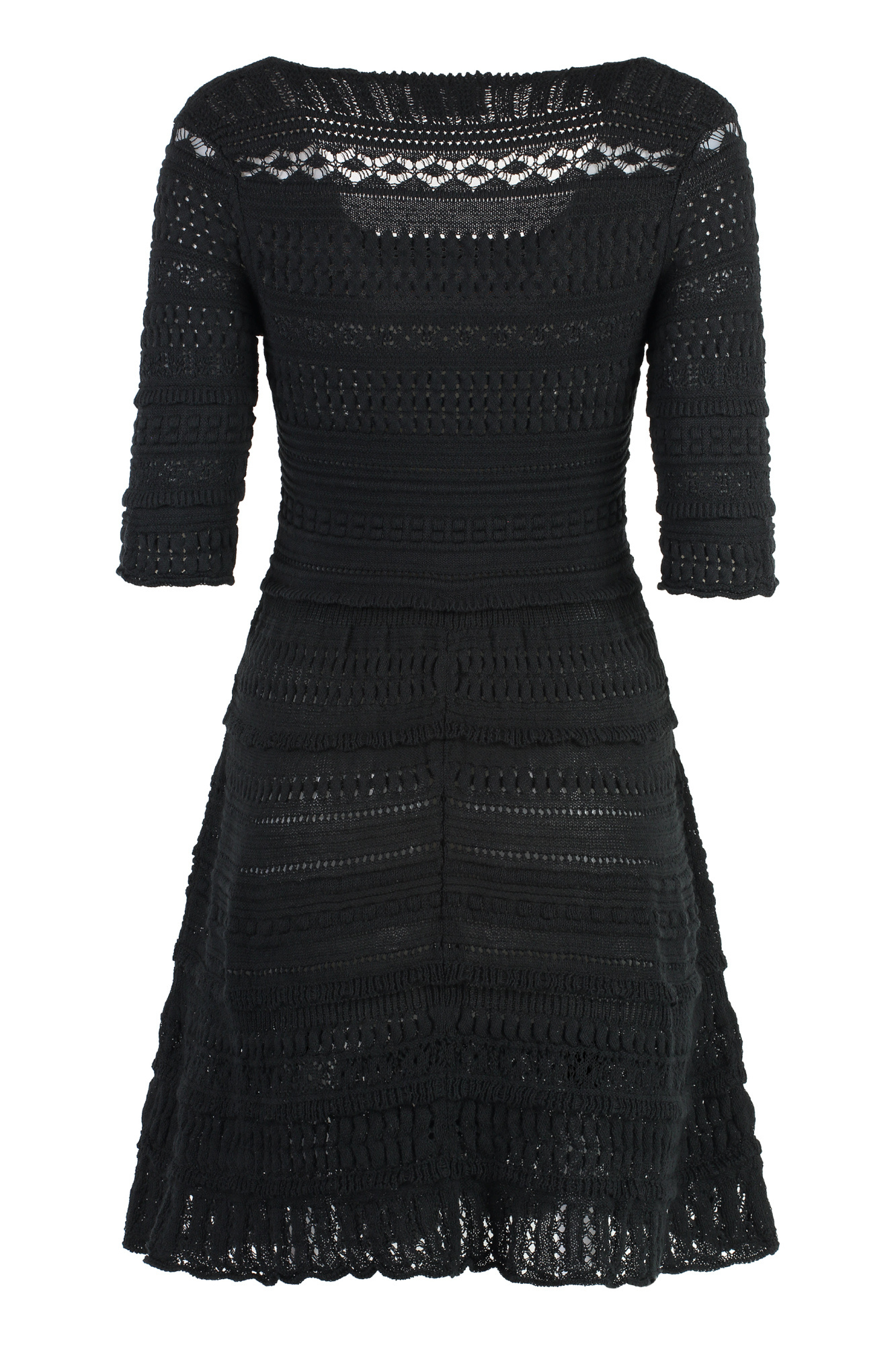 Isabel Marant Étoile Jumi Knitted Cotton Dress In Black