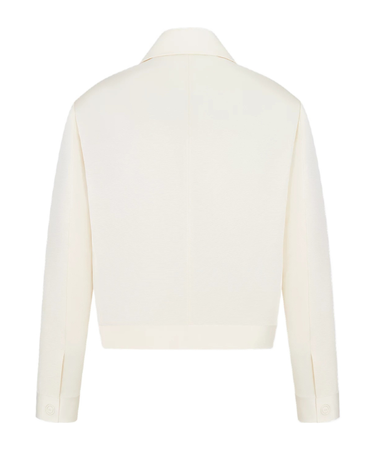 Dior Jacket With Spread Collar In Neutral