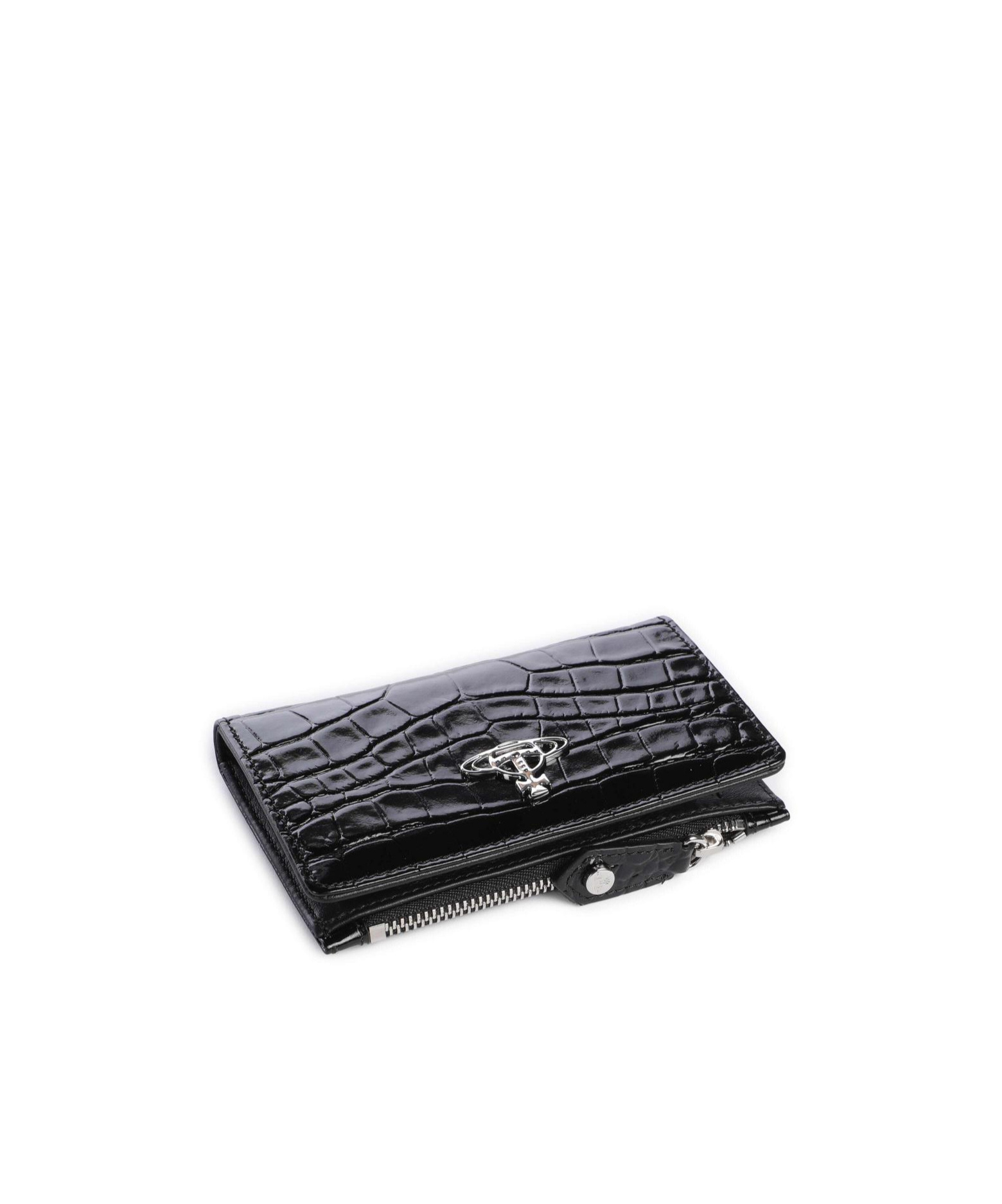 Vivienne Westwood Embossed Wallet In Black