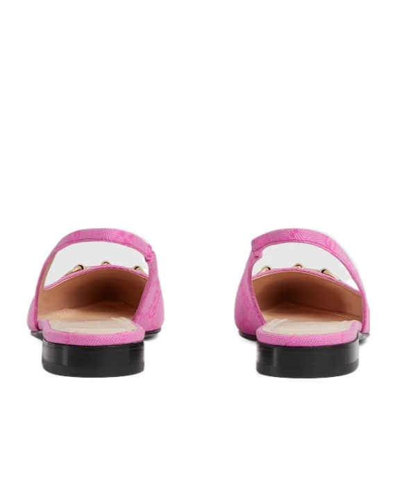 Gucci Half-heeled Ballet Flats In Multicolor